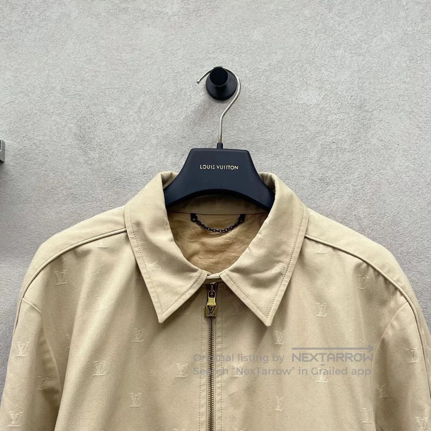 Louis Vuitton LV Logo Khaki Jacket. Size US M / EU 48-50 / 2 - 4 Thumbnail