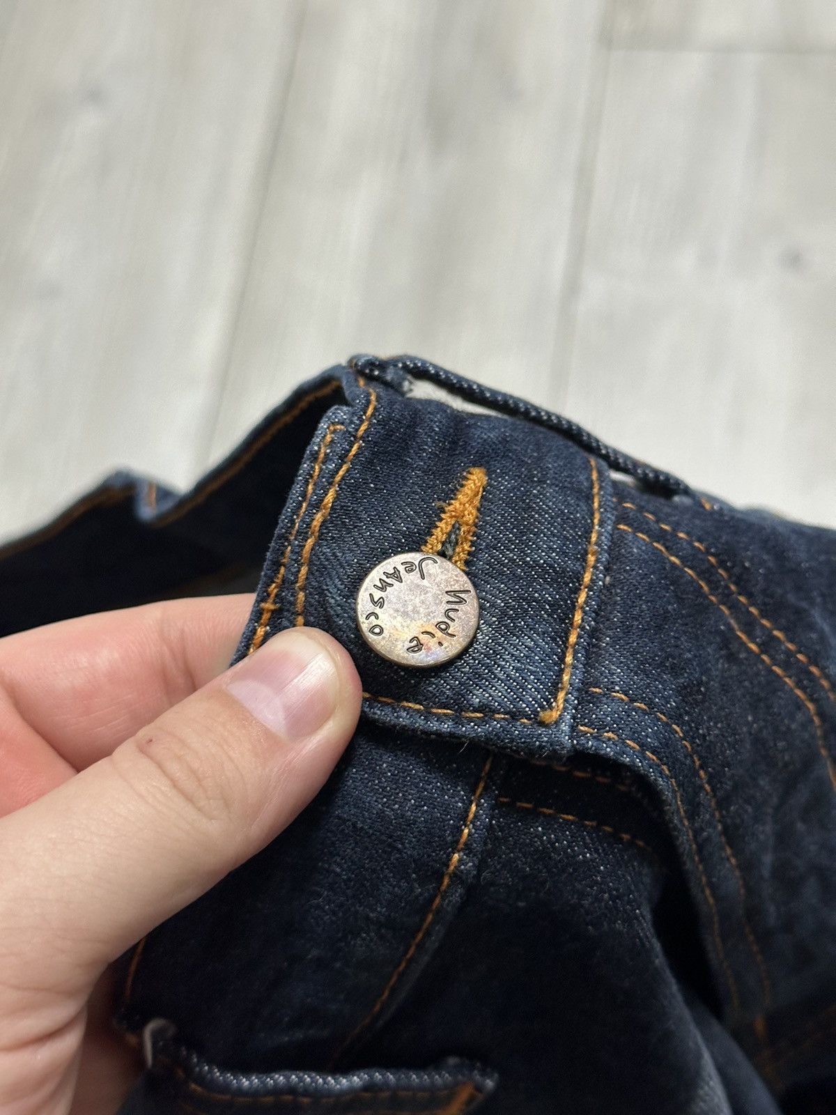 Nudie Jeans NUDIE JEANS Wash:Cloudy Steel Blue Men's Jeans Size W31 L32 Size US 31 - 5 Thumbnail