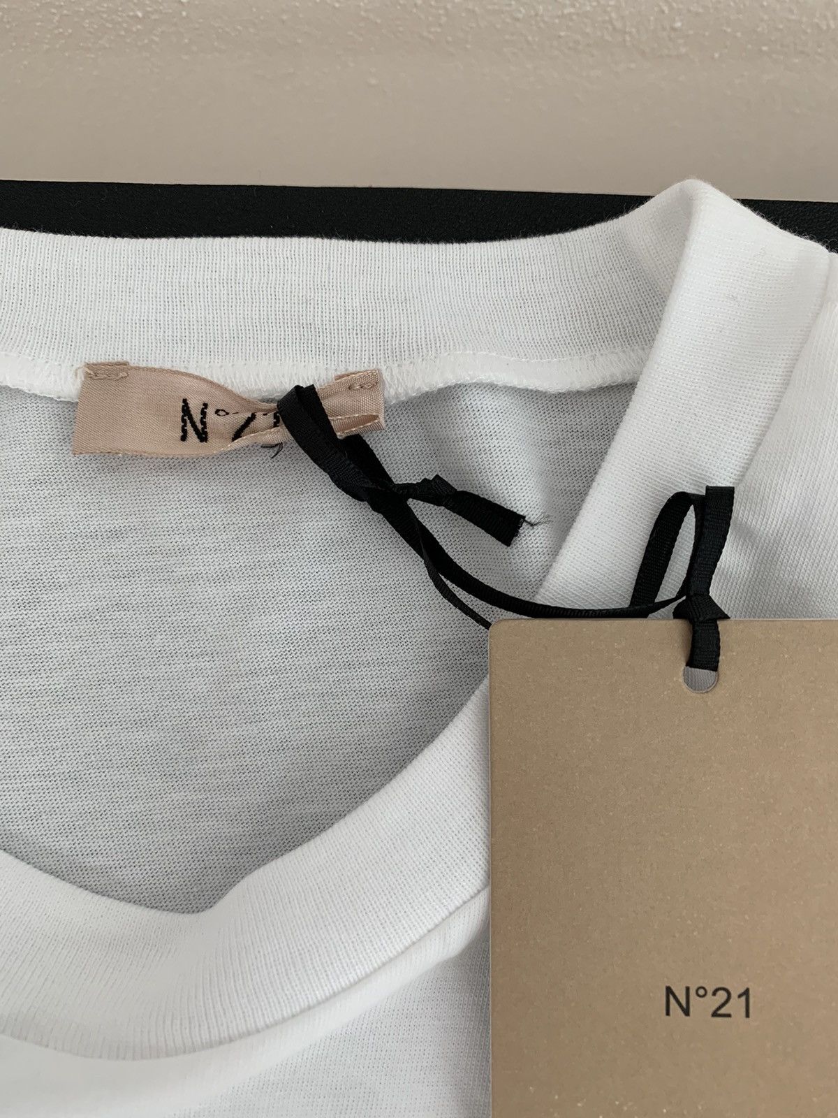 N21 N°21 Cotton T-Shirt Size XS / US 0-2 / IT 36-38 - 10 Thumbnail