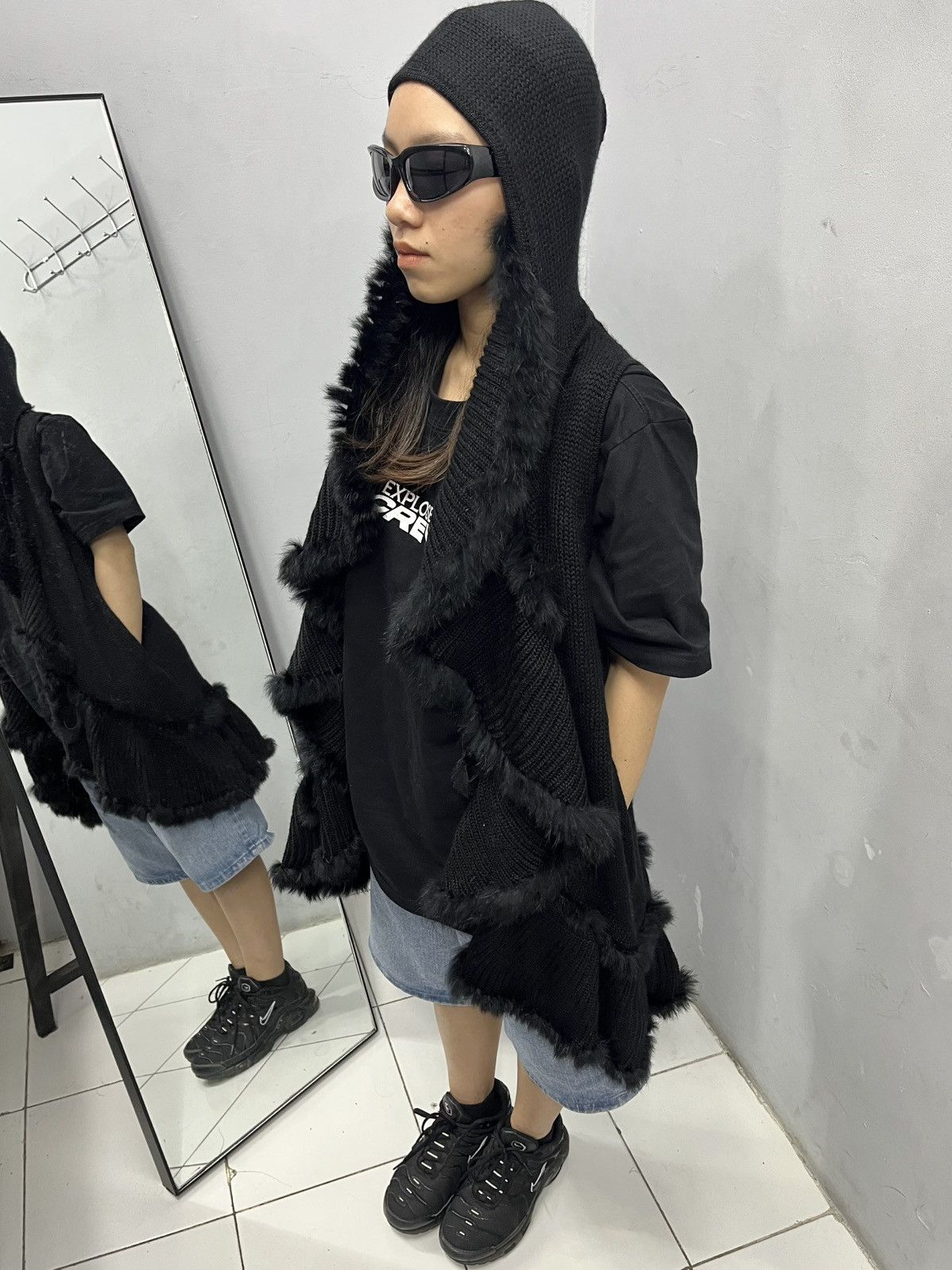 Japanese Brand 🇯🇵Ciu-Ciu Japanese brand Faux Fur Vest🇯🇵 Size US L / EU 52-54 / 3 - 2 Thumbnail