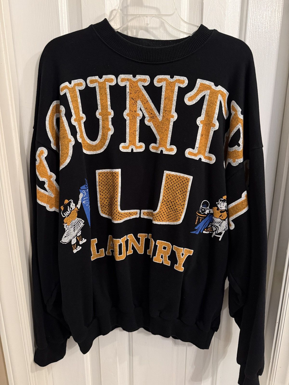 Kapital Big Kountry U Fleece Laundry Sweatshirt