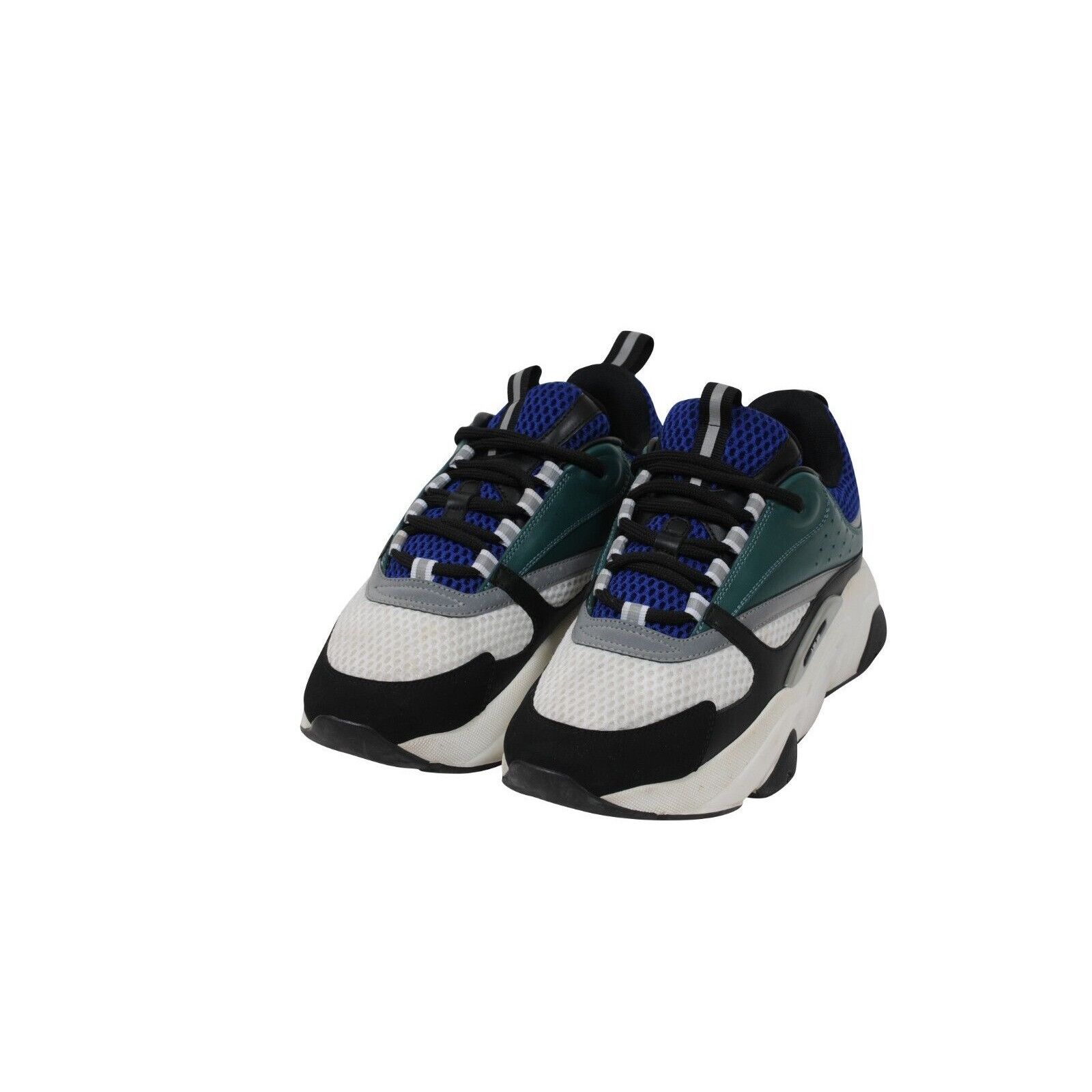 Dior B22 Sneakers White Blue Black Green - 02053 Size US 8 / EU 41 - 3 Thumbnail