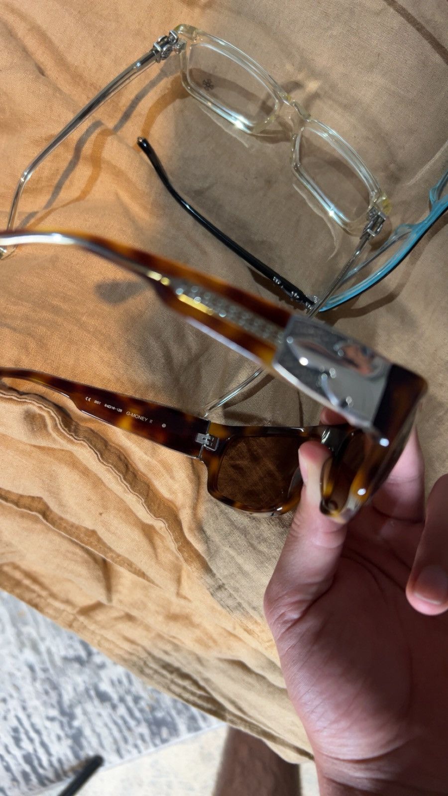 Chrome Hearts Chrome Hearts G-Money Frame Glasses Size ONE SIZE - 13 Thumbnail