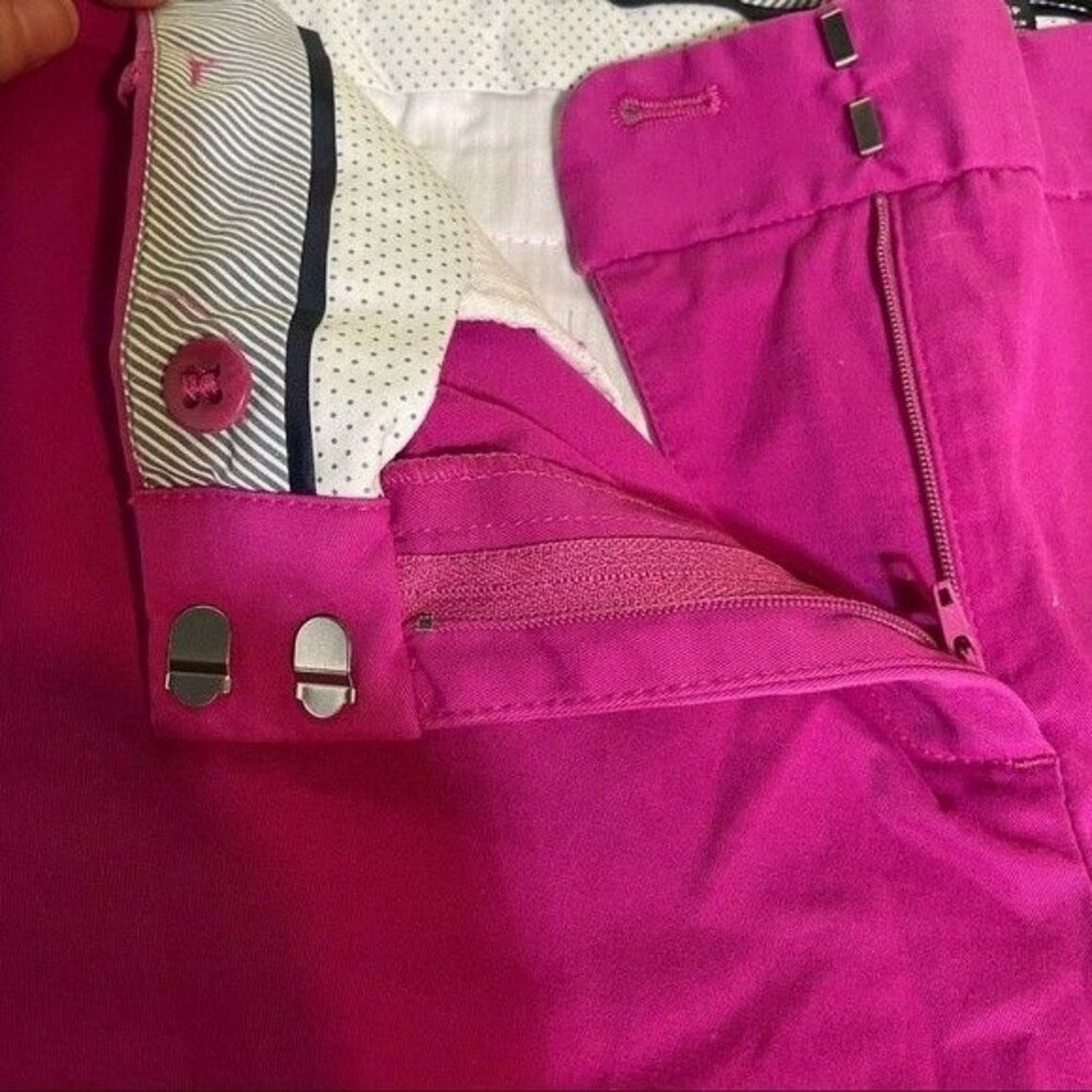 Other Talbots Signature Cropped Pants | Pink | Size 14 Petite Size 36" / US 14 / IT 50 - 10 Thumbnail