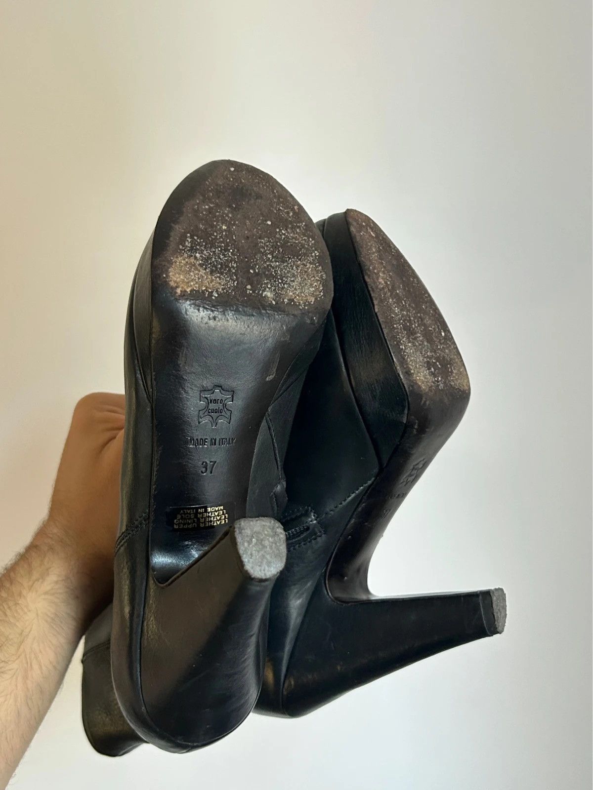 Other L’Autre Chose high-heeled leather ankle boots Size US 7 / IT 37 - 5 Thumbnail