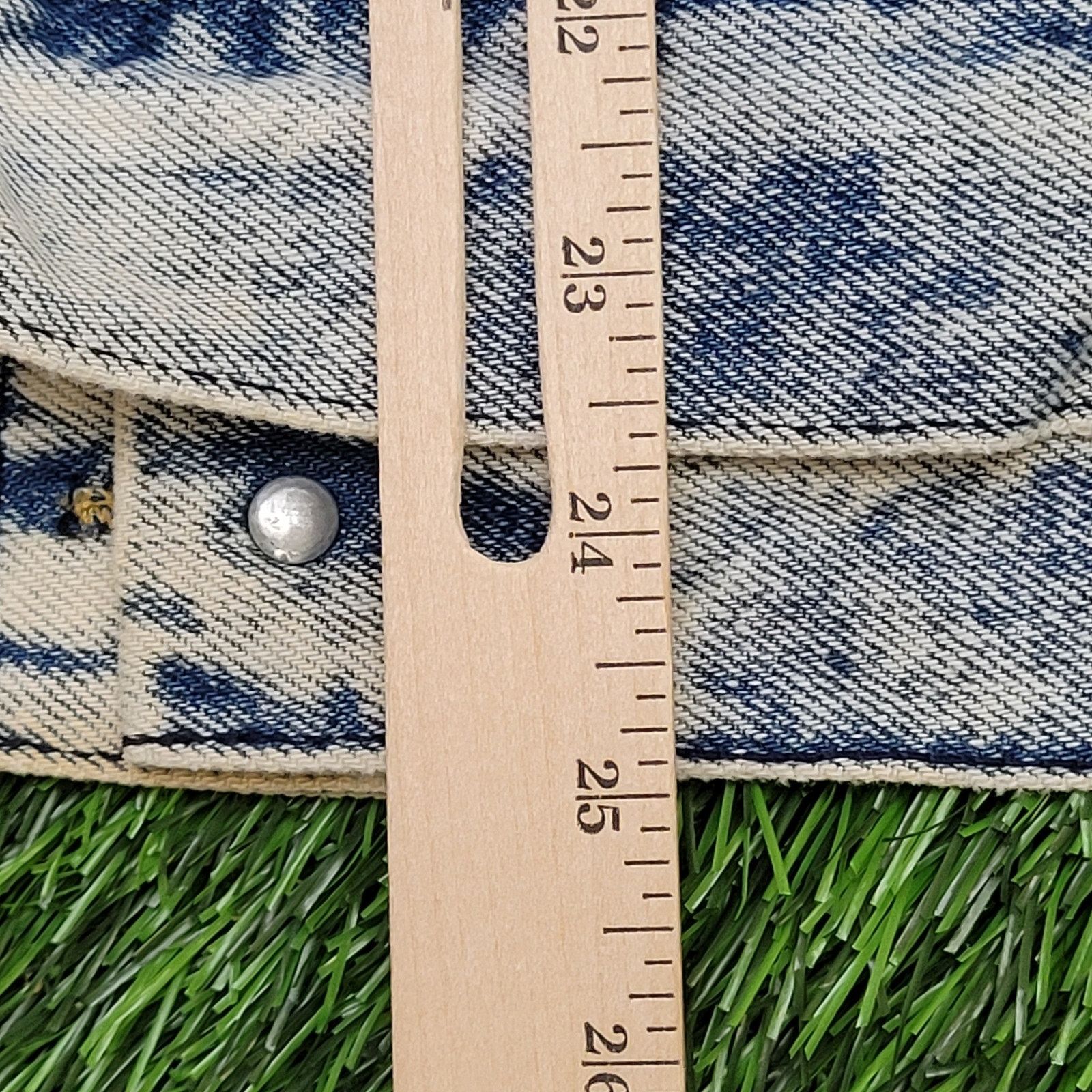 Lee Vintage LEE Riders Denim Jacket M 22x25 Cropped PATD-153438 Size US M / EU 48-50 / 2 - 13 Thumbnail