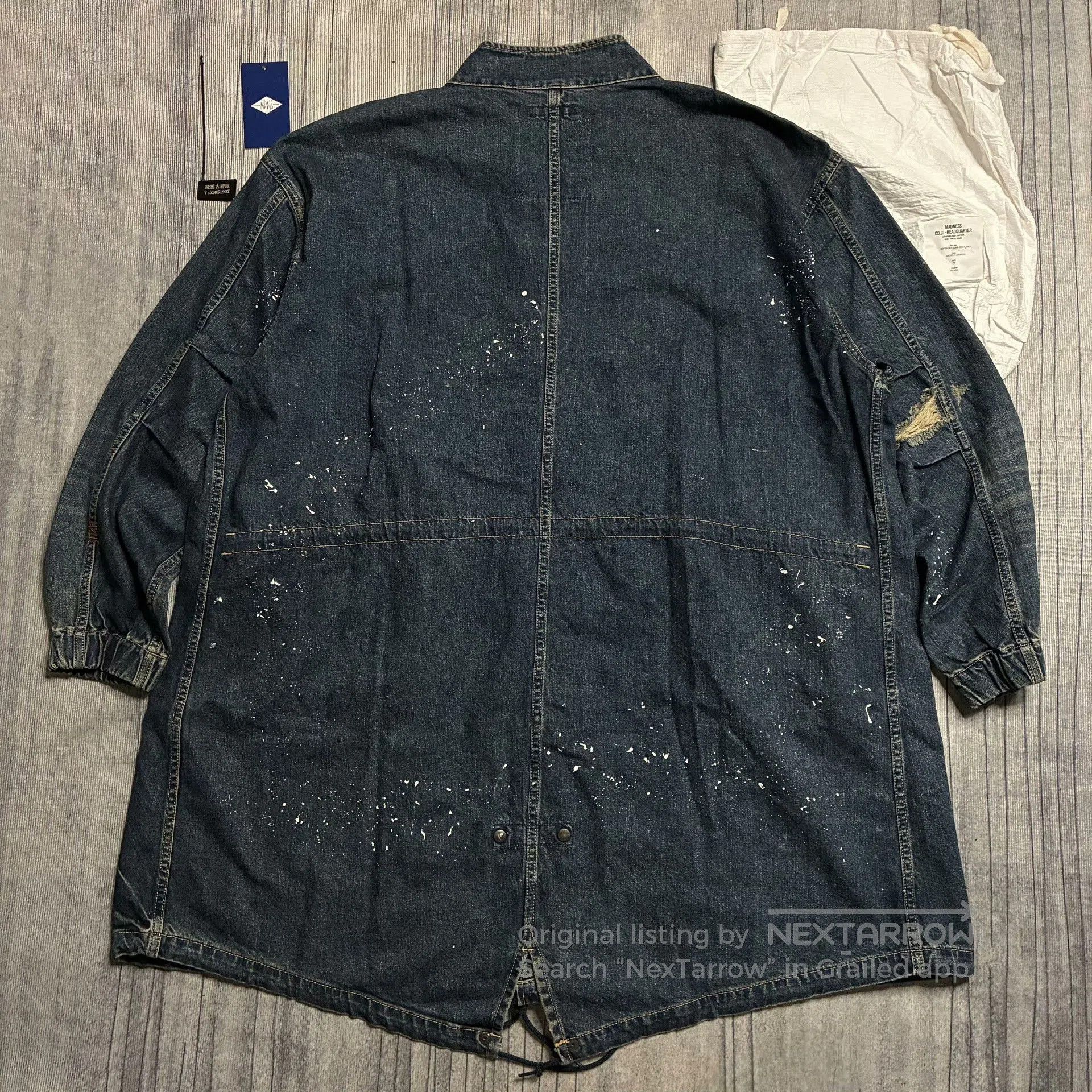 Madness MADNESS M65 19AW Denim Parka. Size US M / EU 48-50 / 2 - 2 Thumbnail