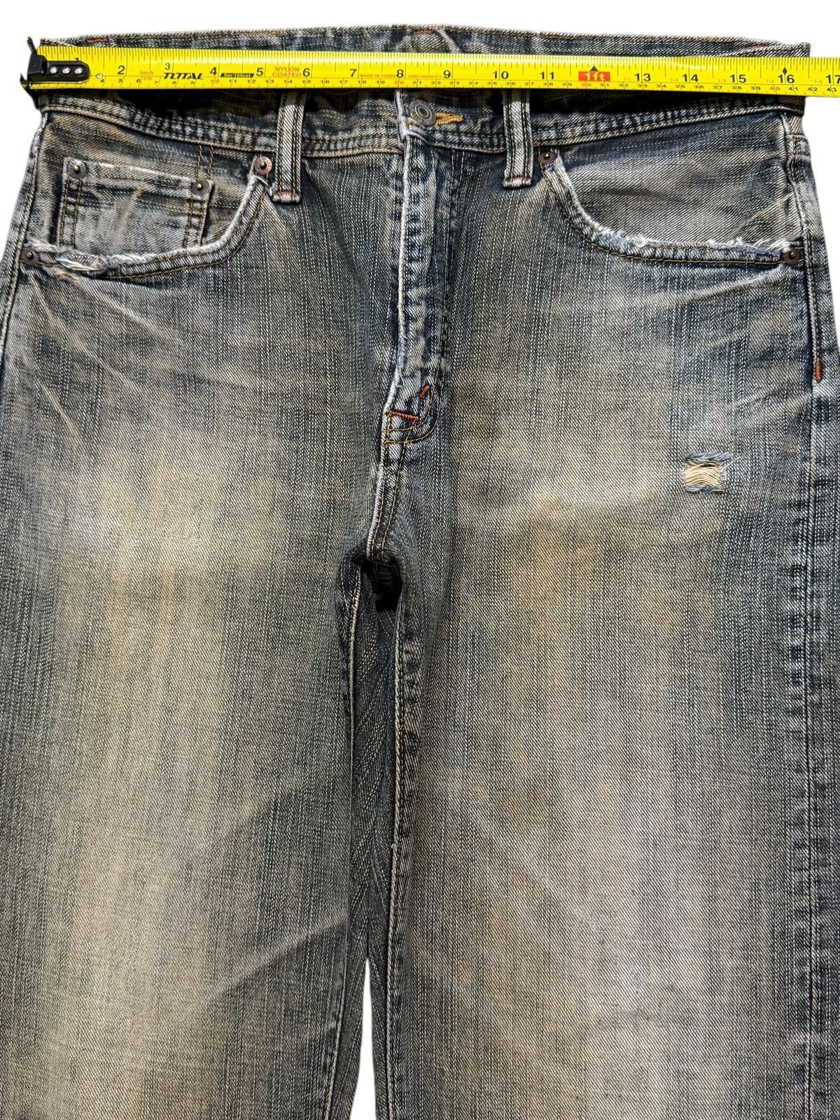 semanticdesign Vintage 90s Japanese Brand Mud Wash Faded Relaxed Wide Leg Size US 32 / EU 48 - 10 Thumbnail