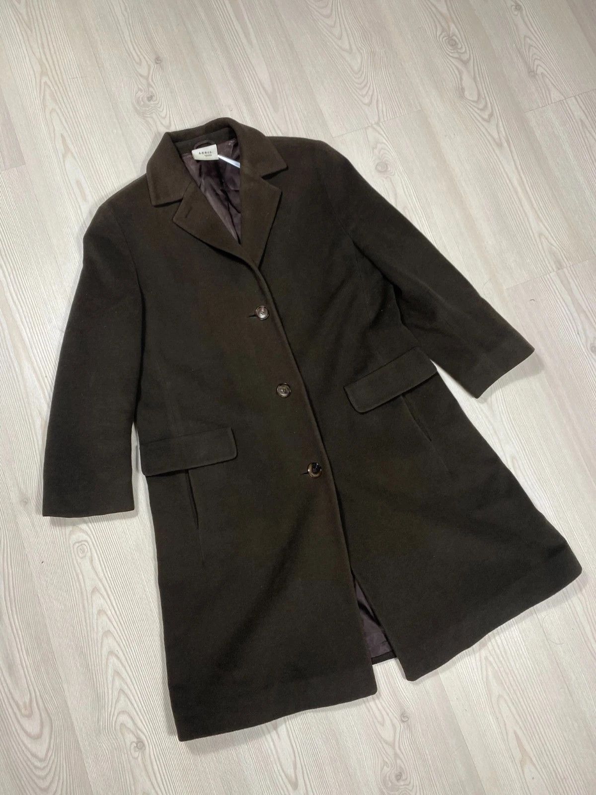 Akris Akris Punto Brown Women’s Wool Coat Jacket Size L / US 10 / IT 46 - 2 Thumbnail