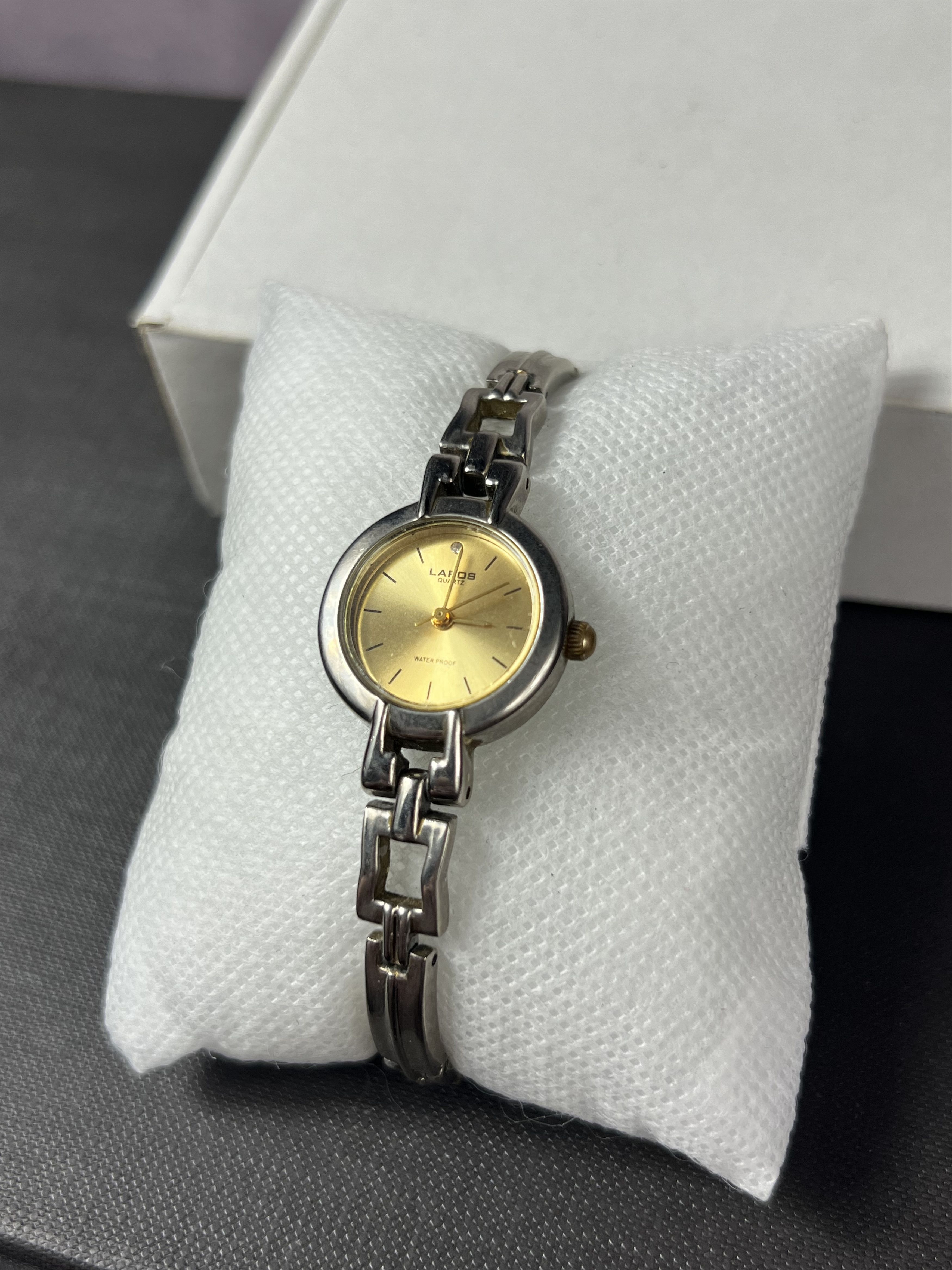 Vintage Futuristic Vintage Laros Japanese Style Chain Bracelet Watch Size ONE SIZE - 3 Thumbnail