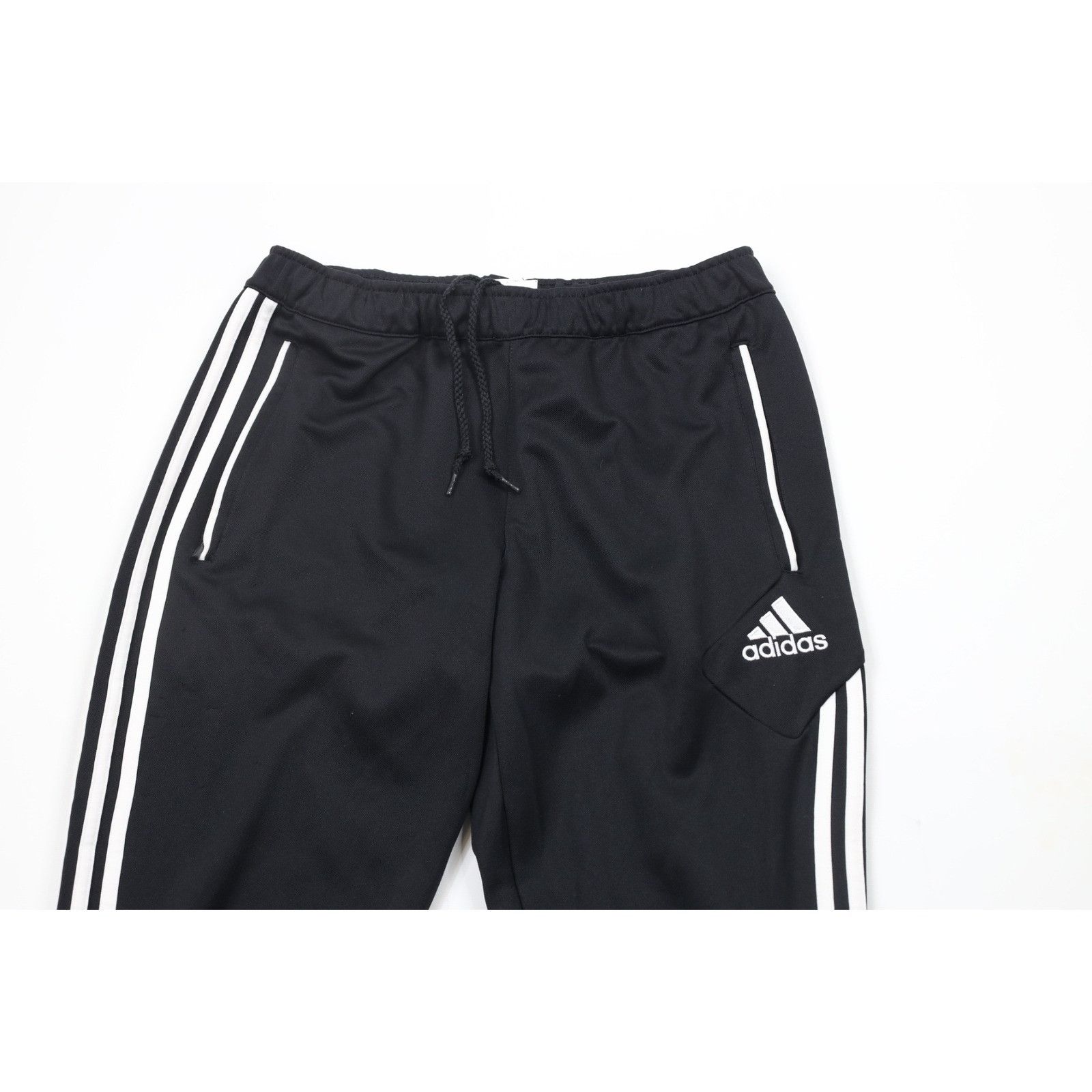 Adidas × Vintage Vintage Adidas Spell Out Striped Tapered Leg Soccer Pants Size US 32 / EU 48 - 2 Thumbnail
