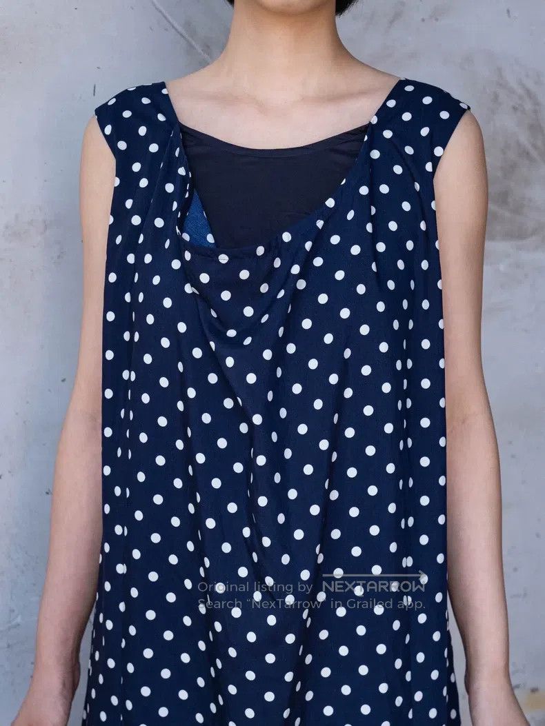 Comme des Garcons Comme Des Garcons size one-size-fits-all Dark Blue Polka D Size S / US 4 / IT 40 - 4 Thumbnail