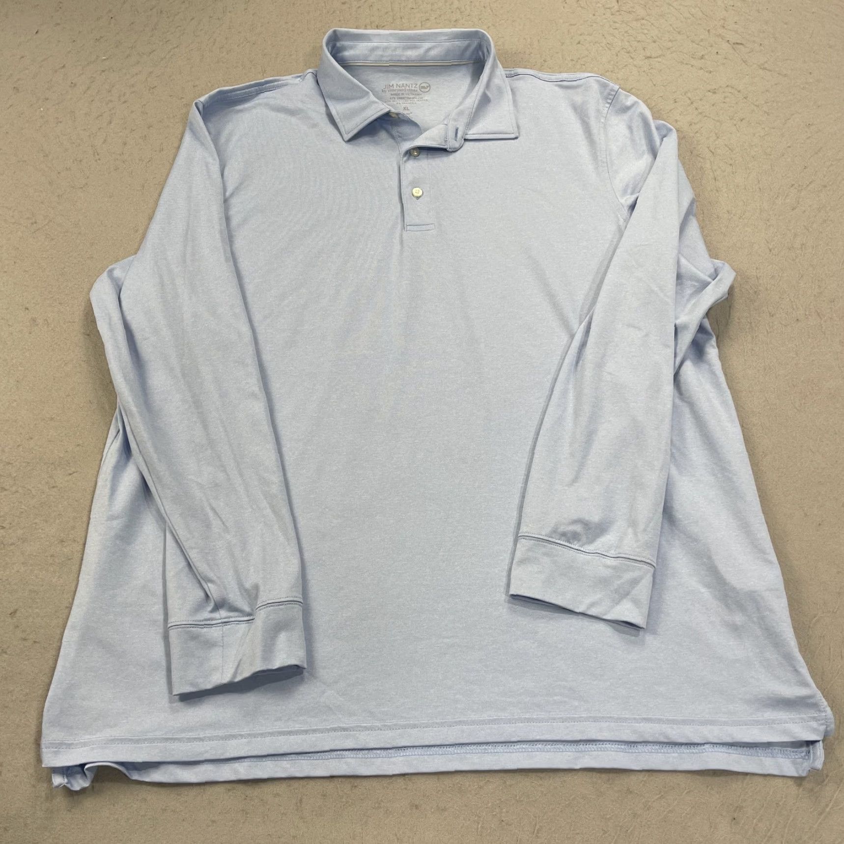 Vineyard Vines Vineyard Vines Polo Shirt Mens XL Blue Jim Nantz Golf Long Sleeve Stretch Polo Shirt Men XL Blue 90s Preppy Size US XL / EU 56 / 4 - 2 Thumbnail