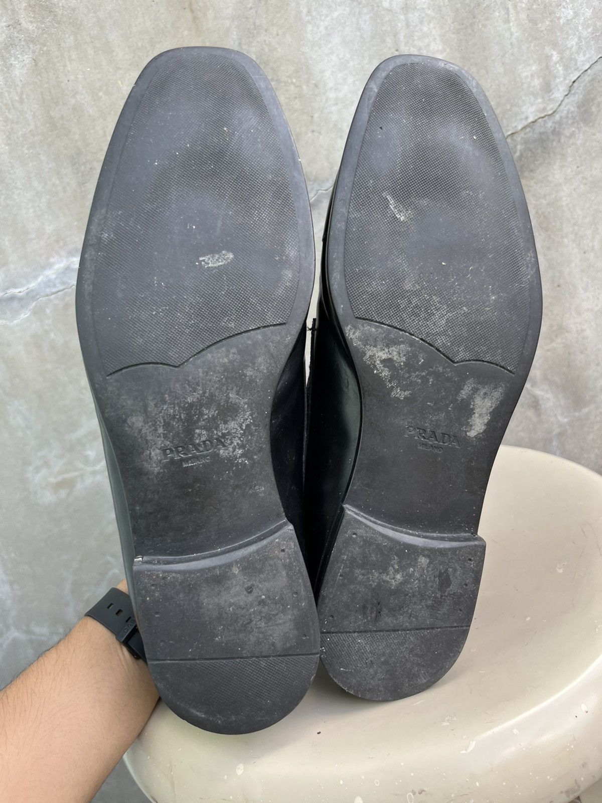 Prada Velcro Strapped Loafers Size US 7 / EU 40 - 9 Thumbnail