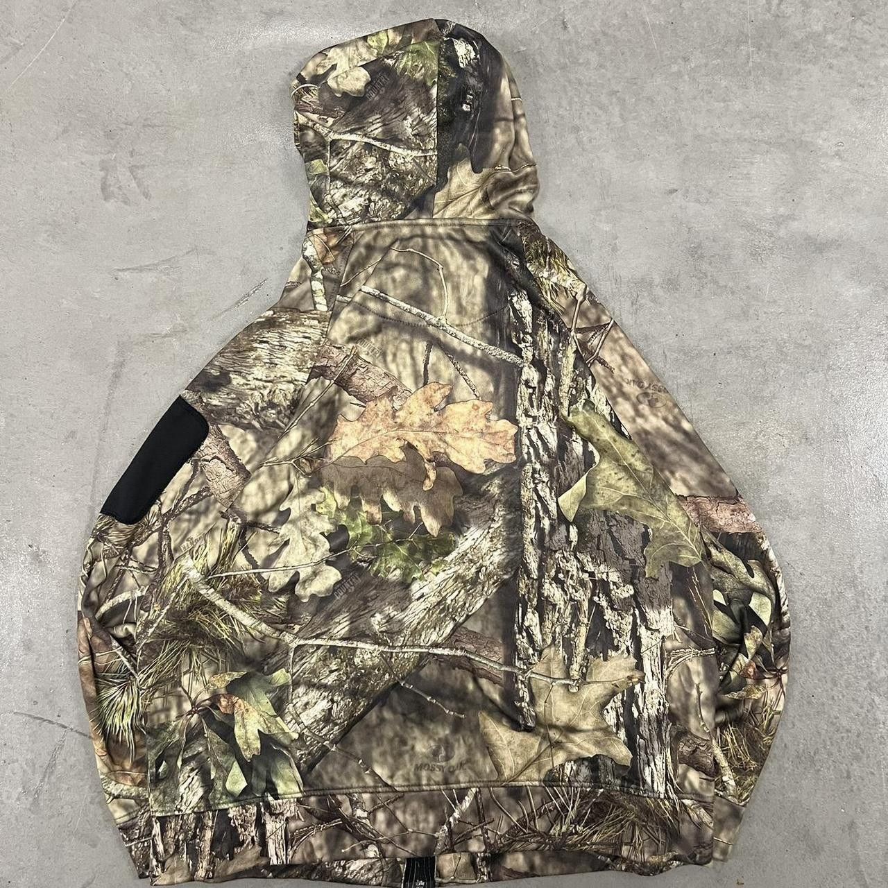 Mossy Oaks × Vintage Vintage Y2K/2000s Mossyoak Real Camo Zipup Hoodie! Size US XL / EU 56 / 4 - 4 Thumbnail