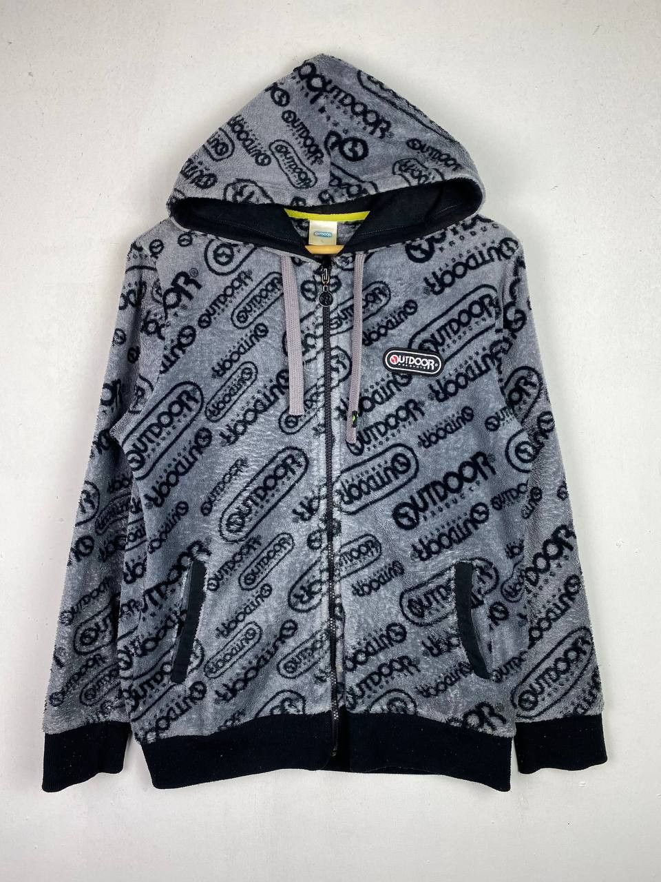 Japanese Brand outdoor product all over print fleece hoody Size US L / EU 52-54 / 3 - 1 Thumbnail