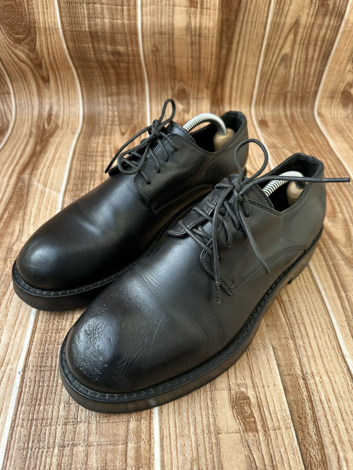 Ann Demeulemeester Ann Demeulemeester Black Derby Shoes Size US 7 / EU 40 - 5 Thumbnail