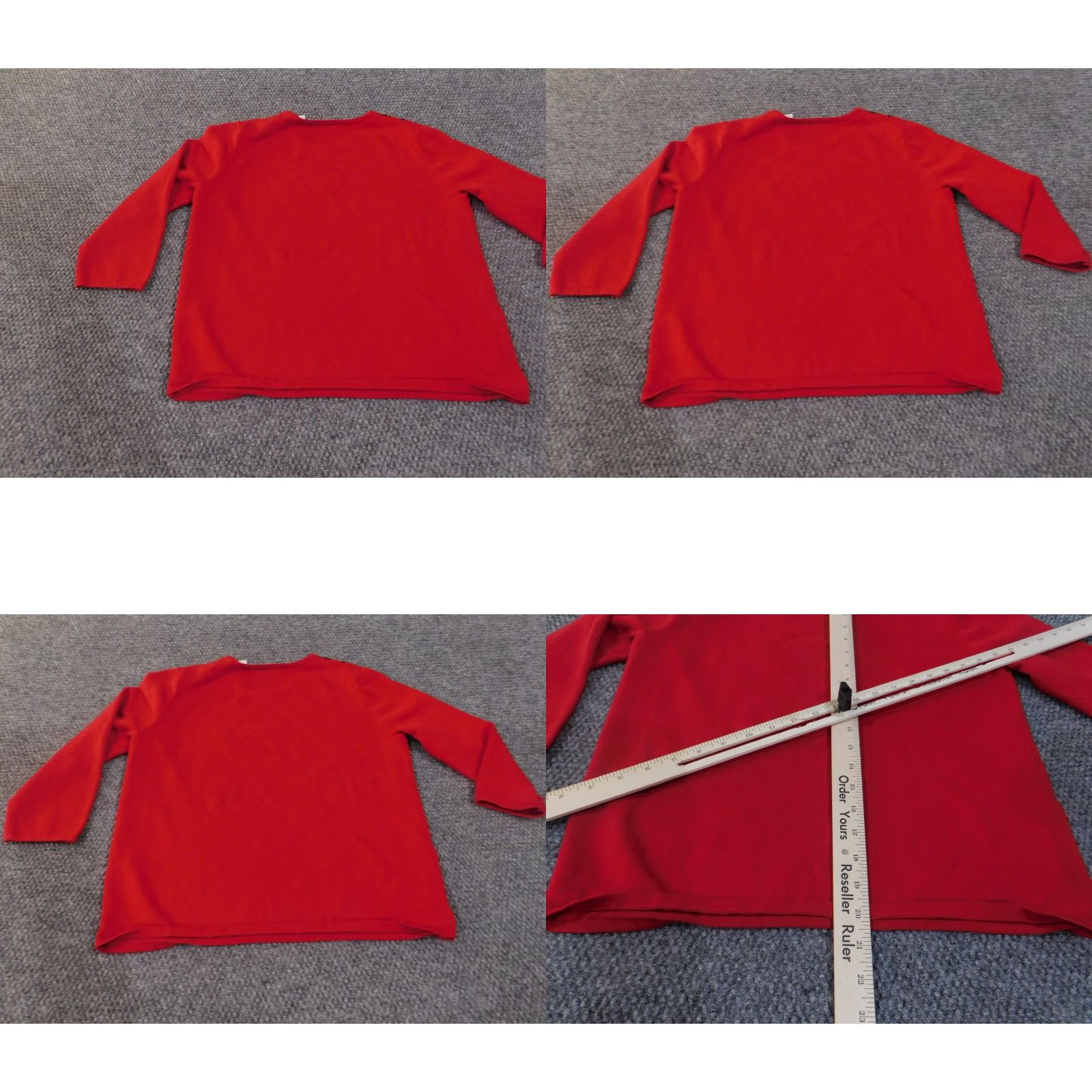 Vintage VINTAGE Alfred Dunner Sweater Womens Petite Small Red Black Floral Print Long Sleeve Top Size S / US 4 / IT 40 - 10 Thumbnail