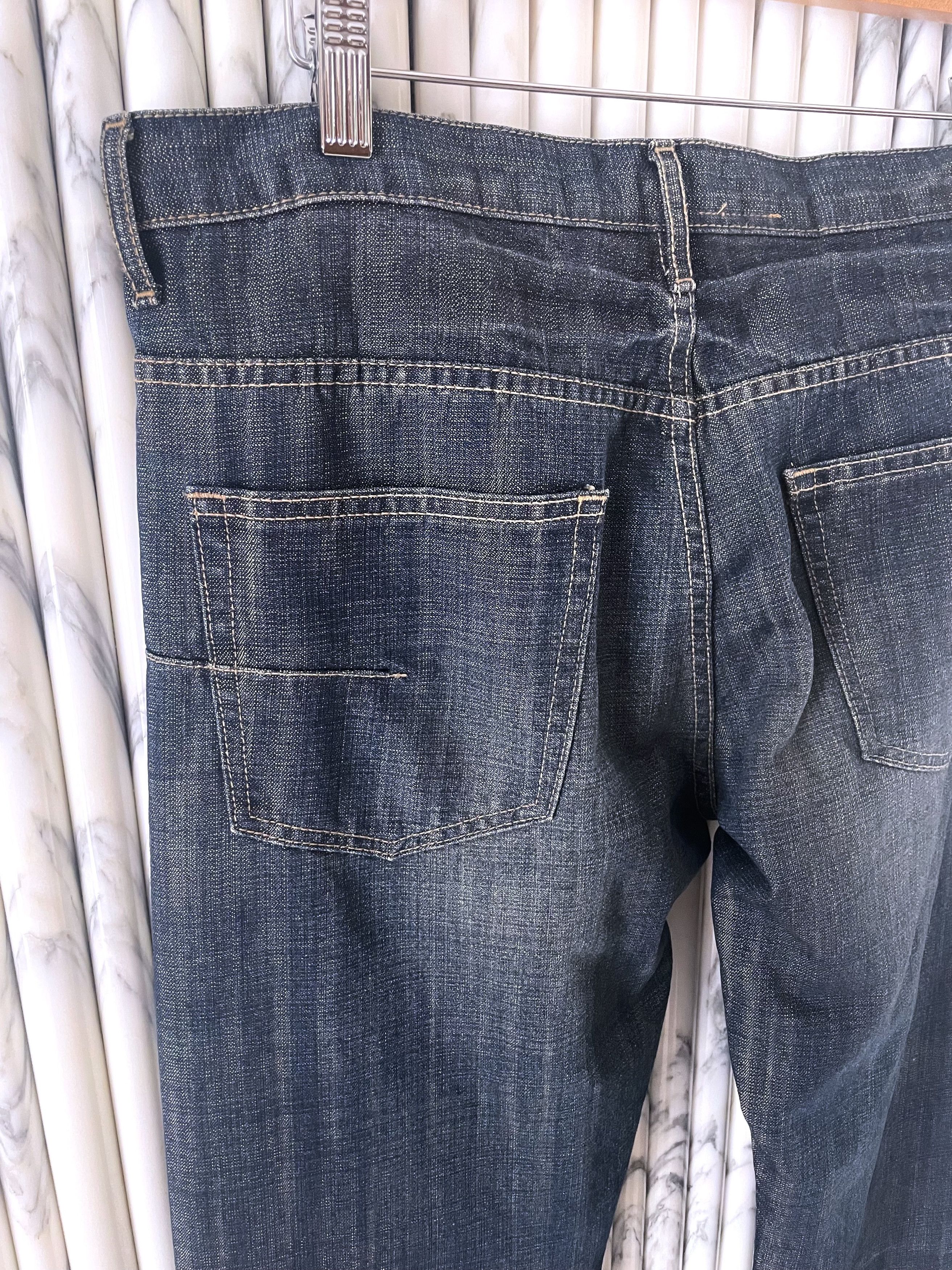 Dior × Hedi Slimane GRAIL SS05 DEADSTOCK MIJ GLITTER SLUB SKINNY JEANS Size US 32 / EU 48 - 6 Thumbnail