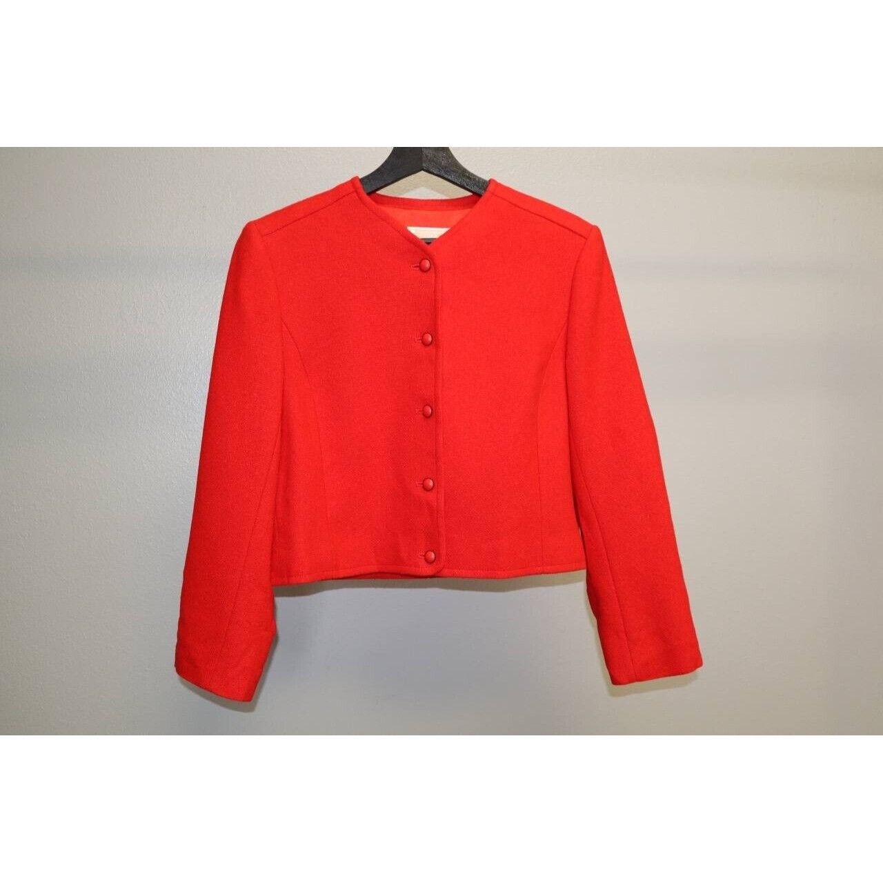 Pendleton Vintage Pendleton Womens 100% Pure Wool Pea Blazer Red Sz M Size M / US 6-8 / IT 42-44 - 1 Thumbnail