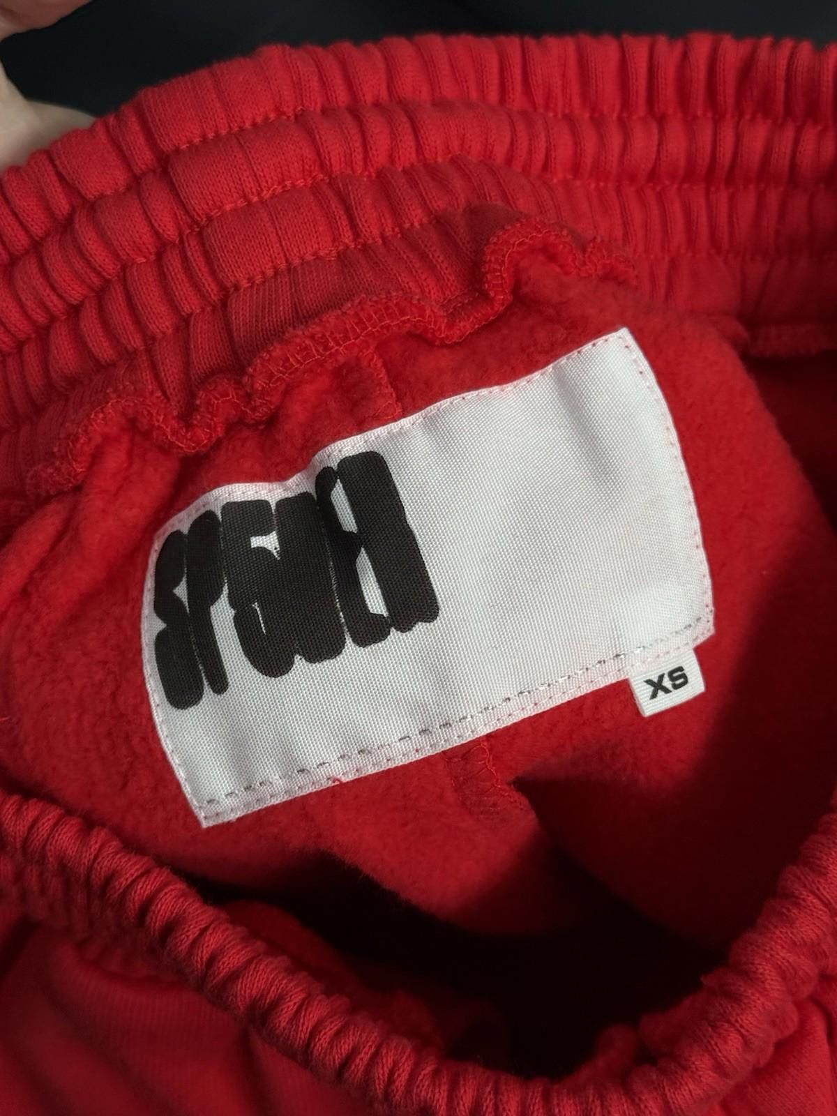 Sp5der Sp5der OG Web V2 Phantom Sweatshort “Red” New Studded (XS) Size US 28 / EU 44 - 10 Thumbnail