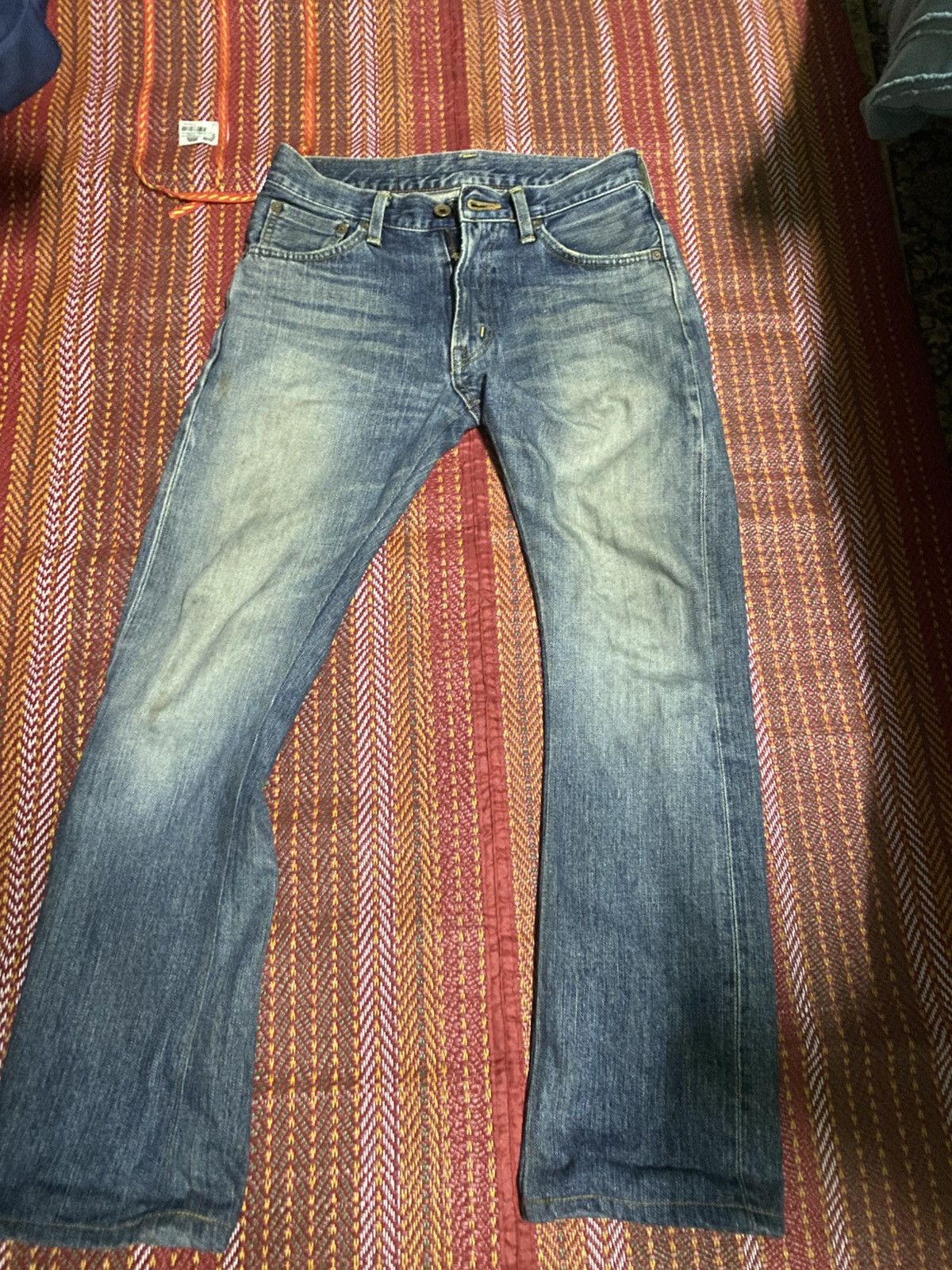 Edwin VINTAGE EDWIN 505 ORANGE TAB 90s Size US 28 / EU 44 - 11 Thumbnail