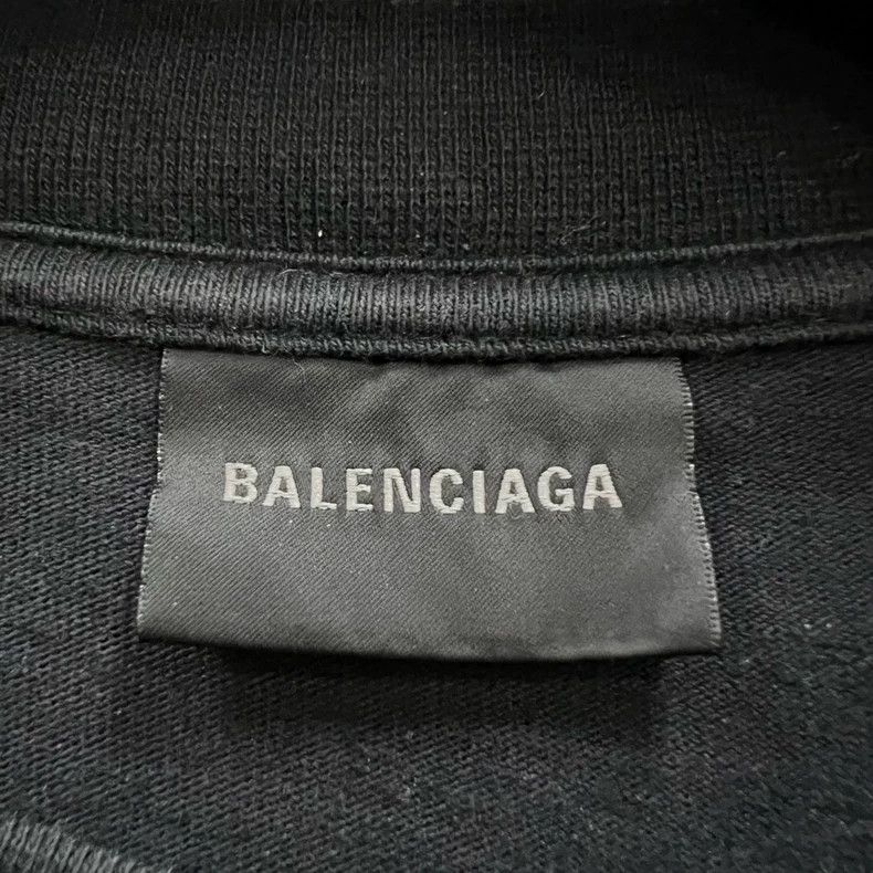 Balenciaga Balenciaga New Year black old logo short sleeves Size US XS / EU 42 / 0 - 3 Thumbnail
