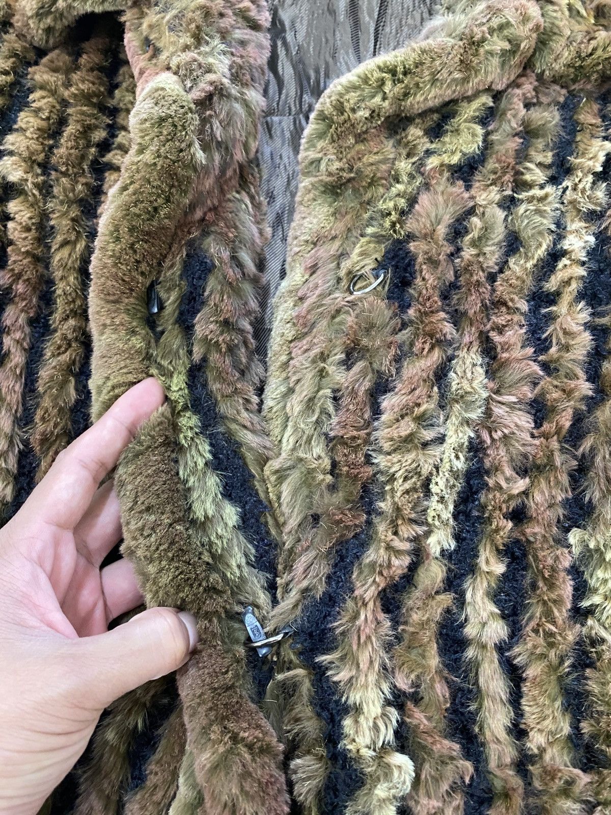 Furla VINTAGE REAL RABBIT FUR OUTERWEAR JACKET not MINK SABLE Size M / US 6-8 / IT 42-44 - 7 Thumbnail