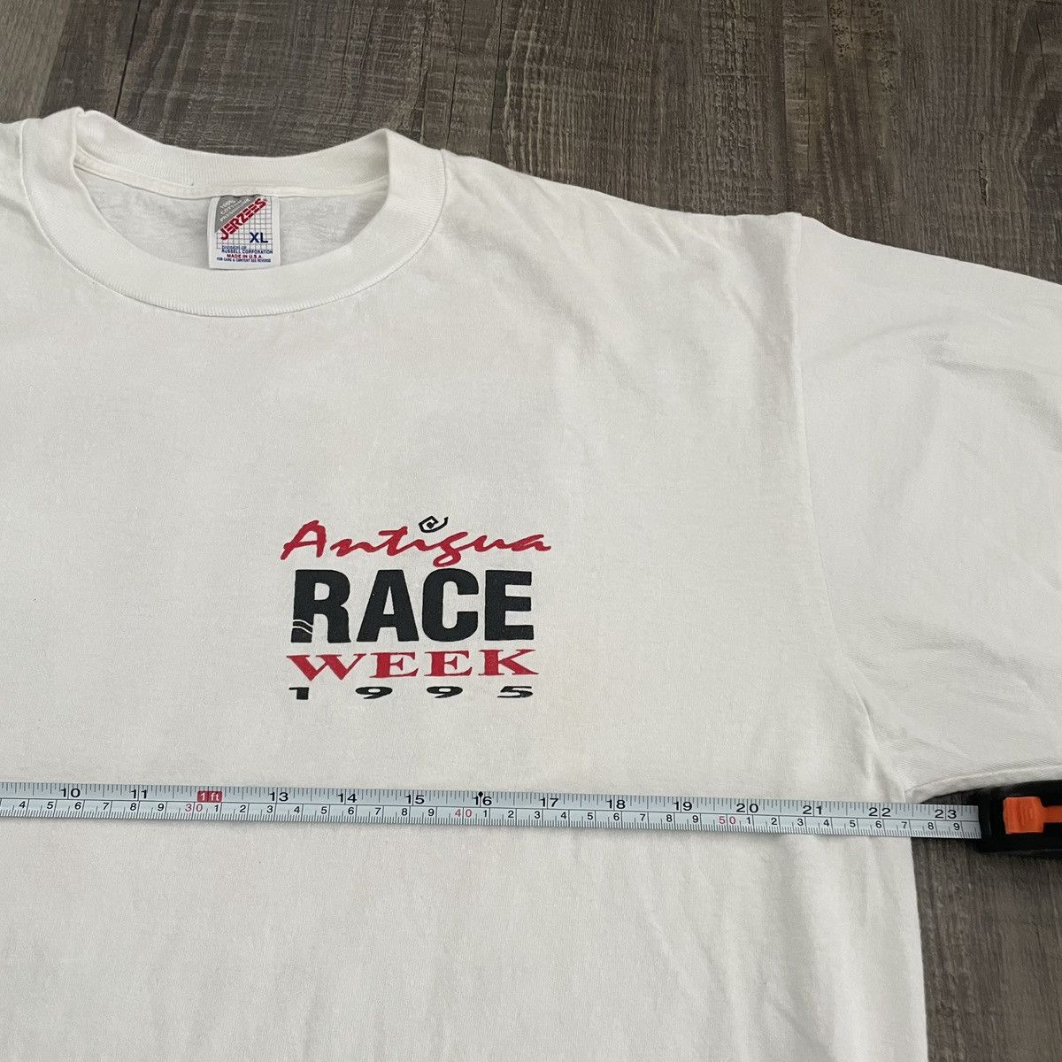 Jerzees JERZEES • VNTG "1995 Race Week" Pre-Shrunk Tee (XL) Size US XL / EU 56 / 4 - 4 Thumbnail