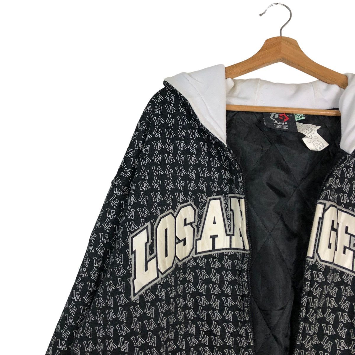 Japanese Brand × Vintage 🔥VINTAGE HOODIE JACKET LOS ANGELES FULL PRINT Size US L / EU 52-54 / 3 - 7 Thumbnail