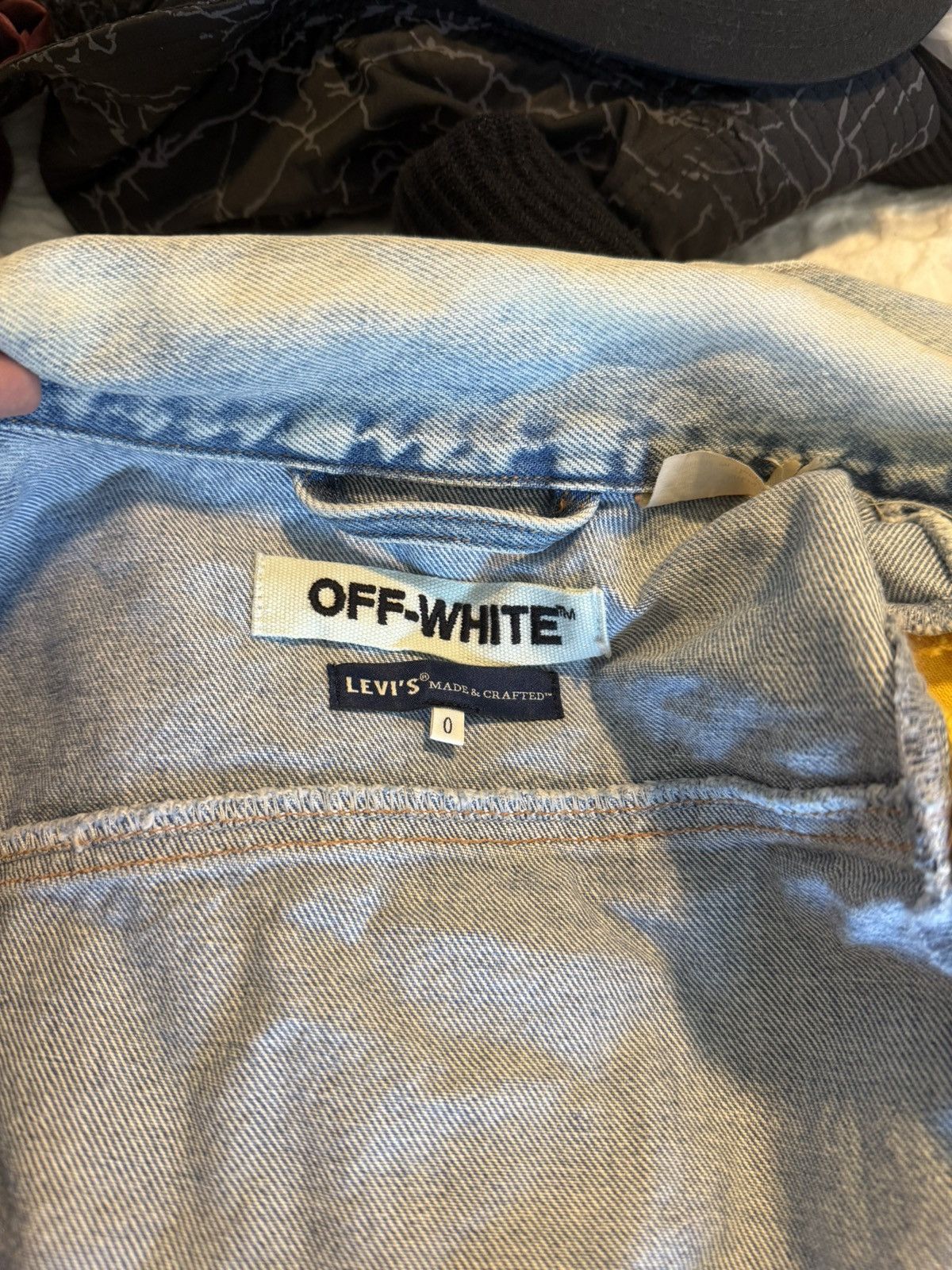 Levi's × Off-White Levi’s x Off-White Yellow Denim Jacket Size US S / EU 44-46 / 1 - 4 Thumbnail