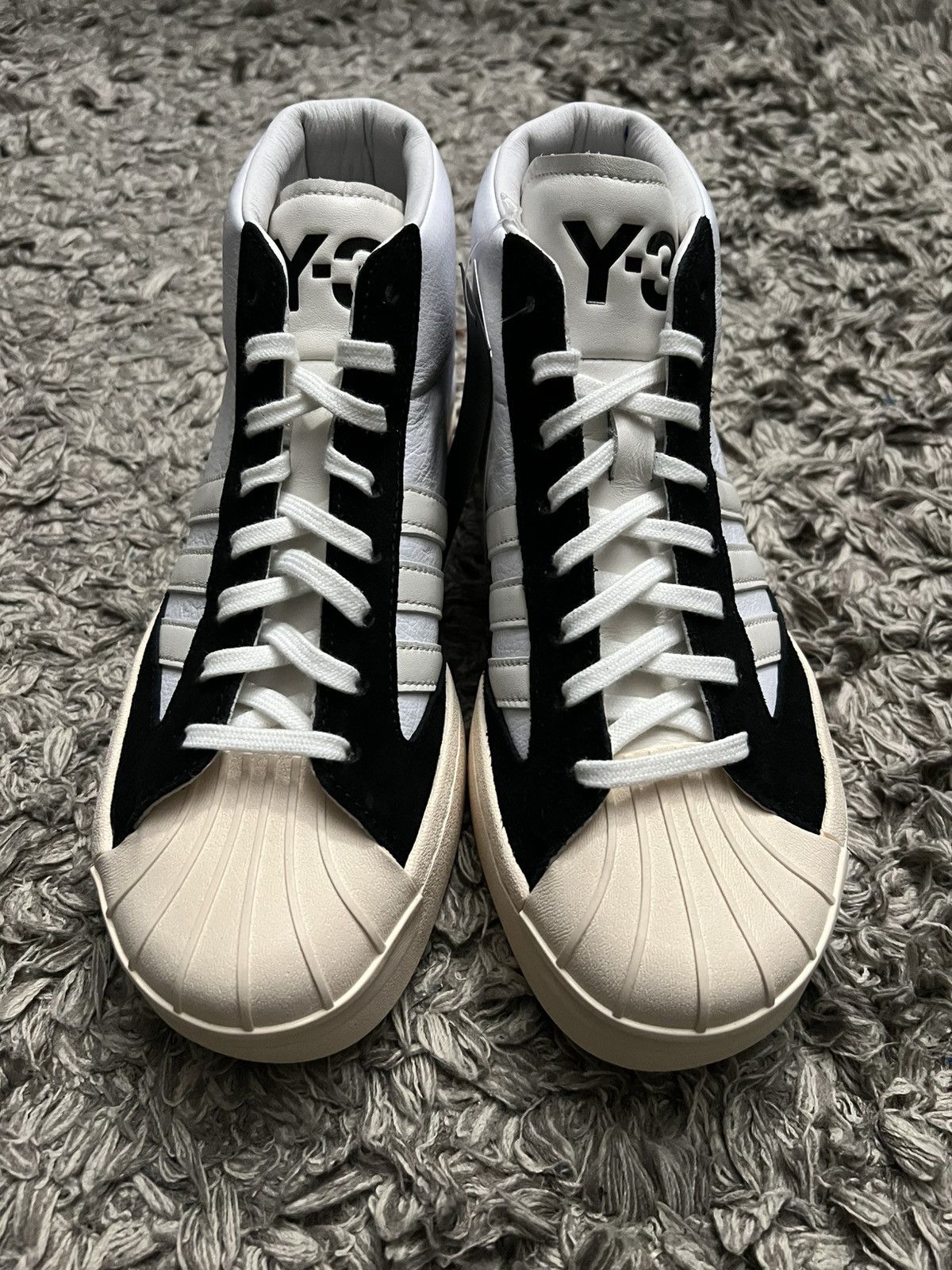 Adidas × Y-3 × Yohji Yamamoto Adidas Y-3 Yohji Pro - cloud white/bold blue Size US 5.5 / EU 38 - 2 Thumbnail