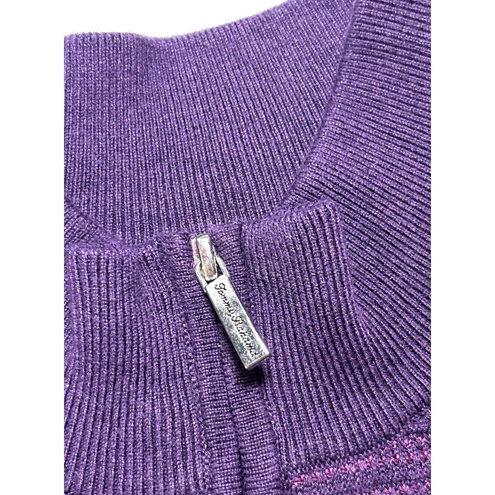 Tommy Bahama Tommy Bahama Pullover 1/4 Zip Long Sleeve Purple XL Men Size US XL / EU 56 / 4 - 7 Thumbnail
