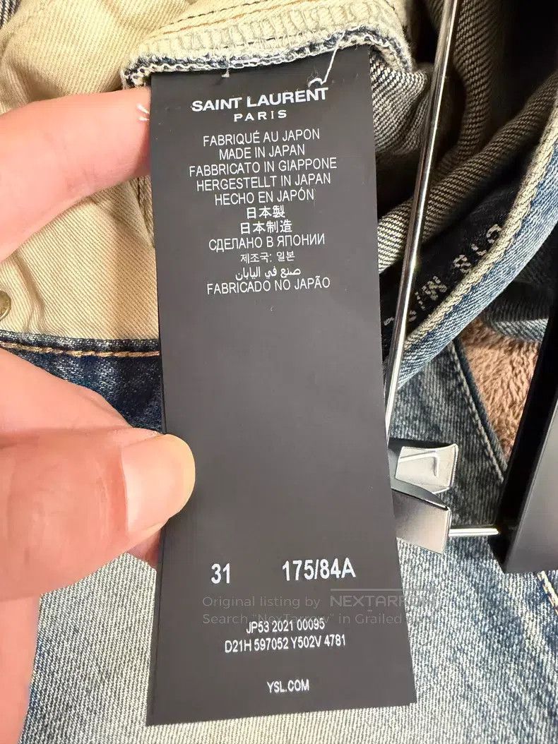 Saint Laurent Paris Saint Laurent Paris jeans Size US 31 - 4 Thumbnail