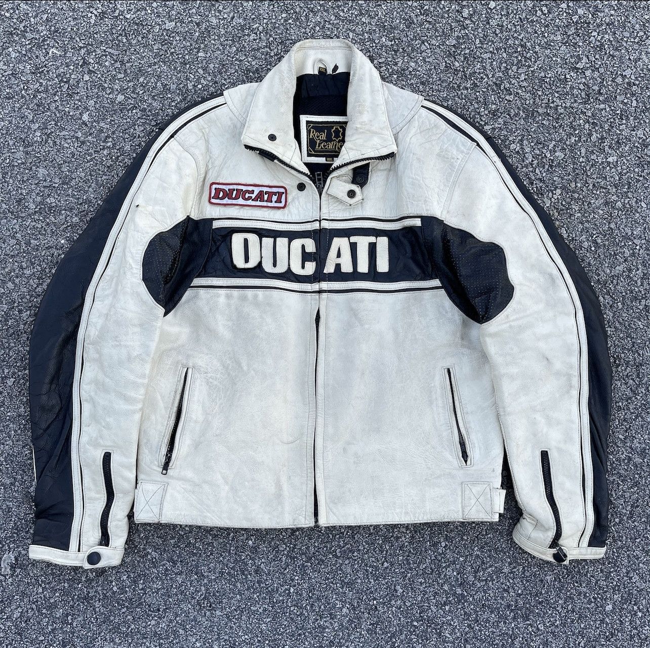 Ducati × Genuine Leather Vintage Ducati Real Leather Jacket Size US XXL / EU 58 / 5 - 3 Thumbnail