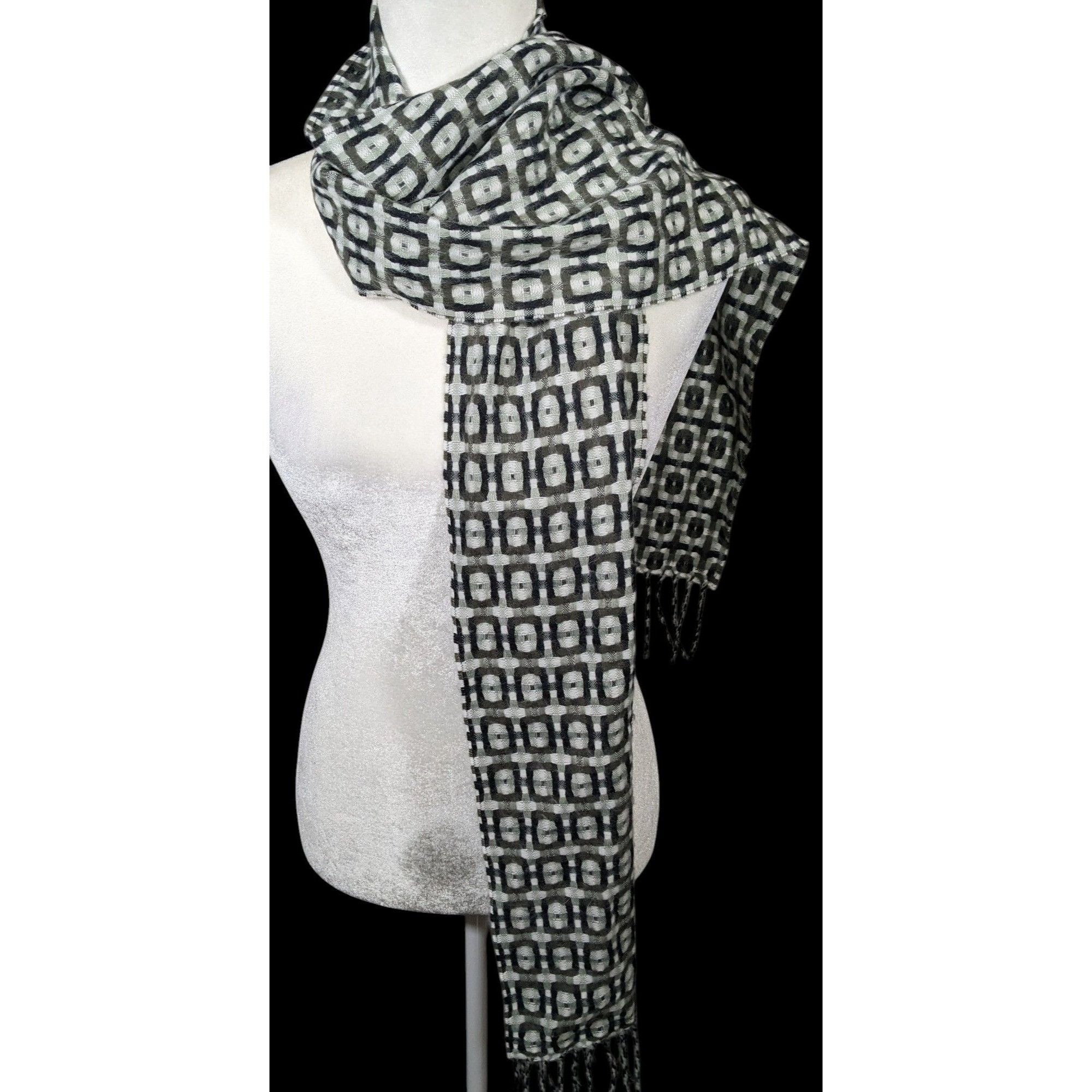 Other D&Y Softer Than Cashmere Geometric Korean Scarf Size ONE SIZE - 1 Thumbnail