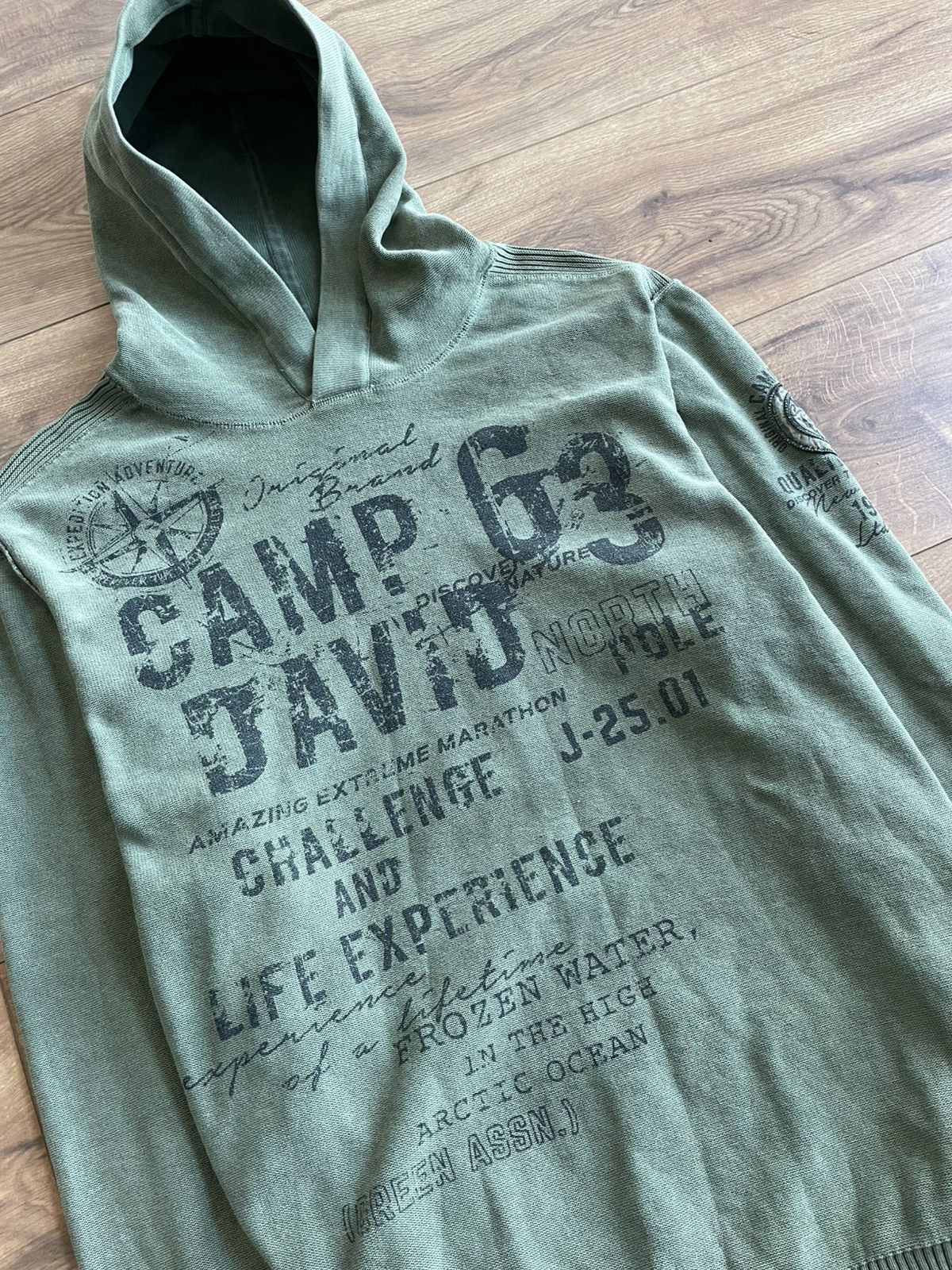 Camp David Archive Hoodie Rap Y2k Vintage Grunge Size US L / EU 52-54 / 3 - 4 Thumbnail