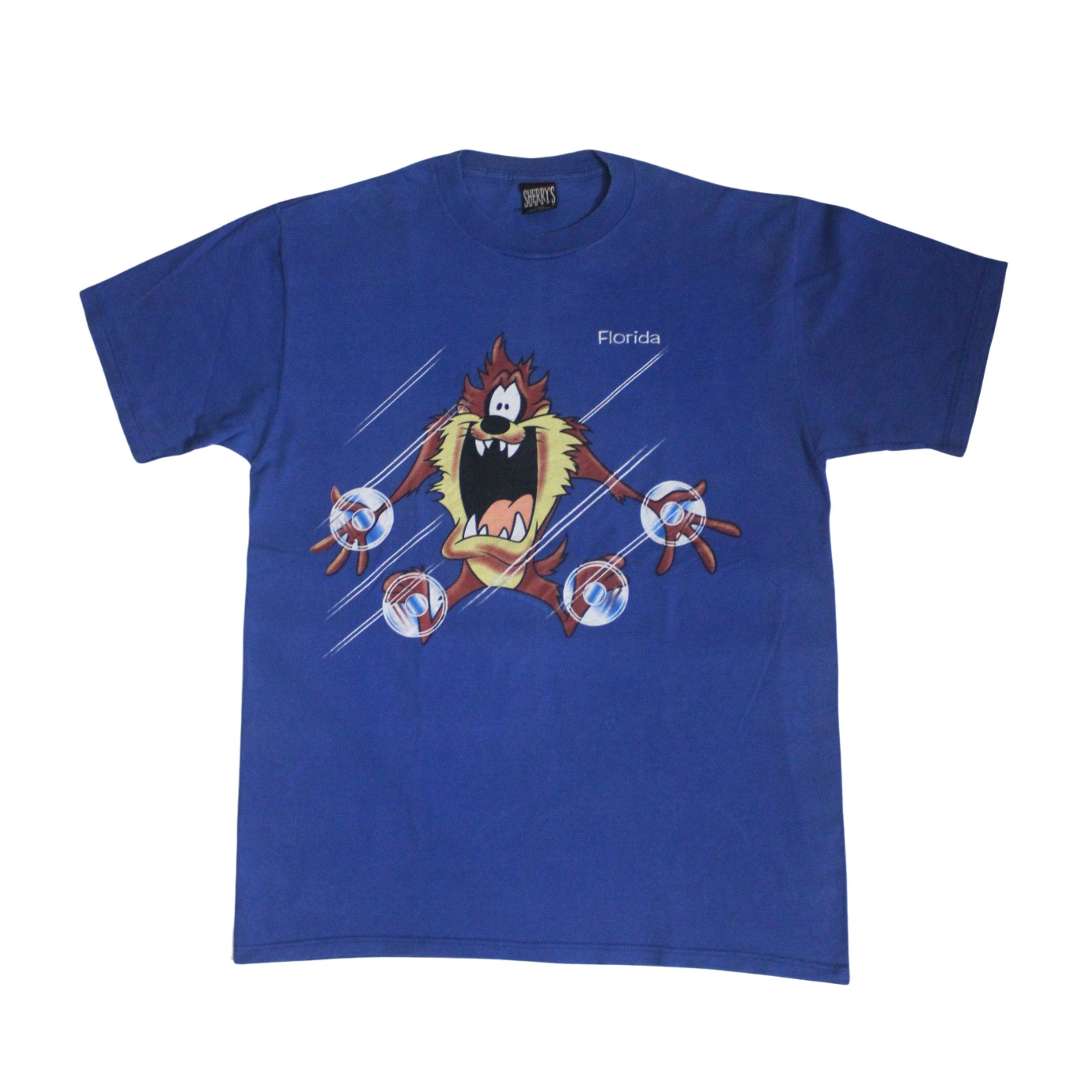 Vintage 1997 LOONEY TUNES TAZ “FLORIDA” TEE Size US L / EU 52-54 / 3 - 1 Thumbnail