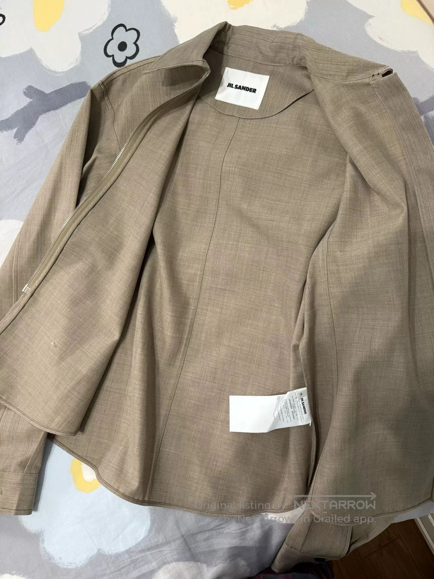Jil Sander Jil Sander Spring Summer Wool Jacket. Size S / US 4 / IT 40 - 5 Thumbnail