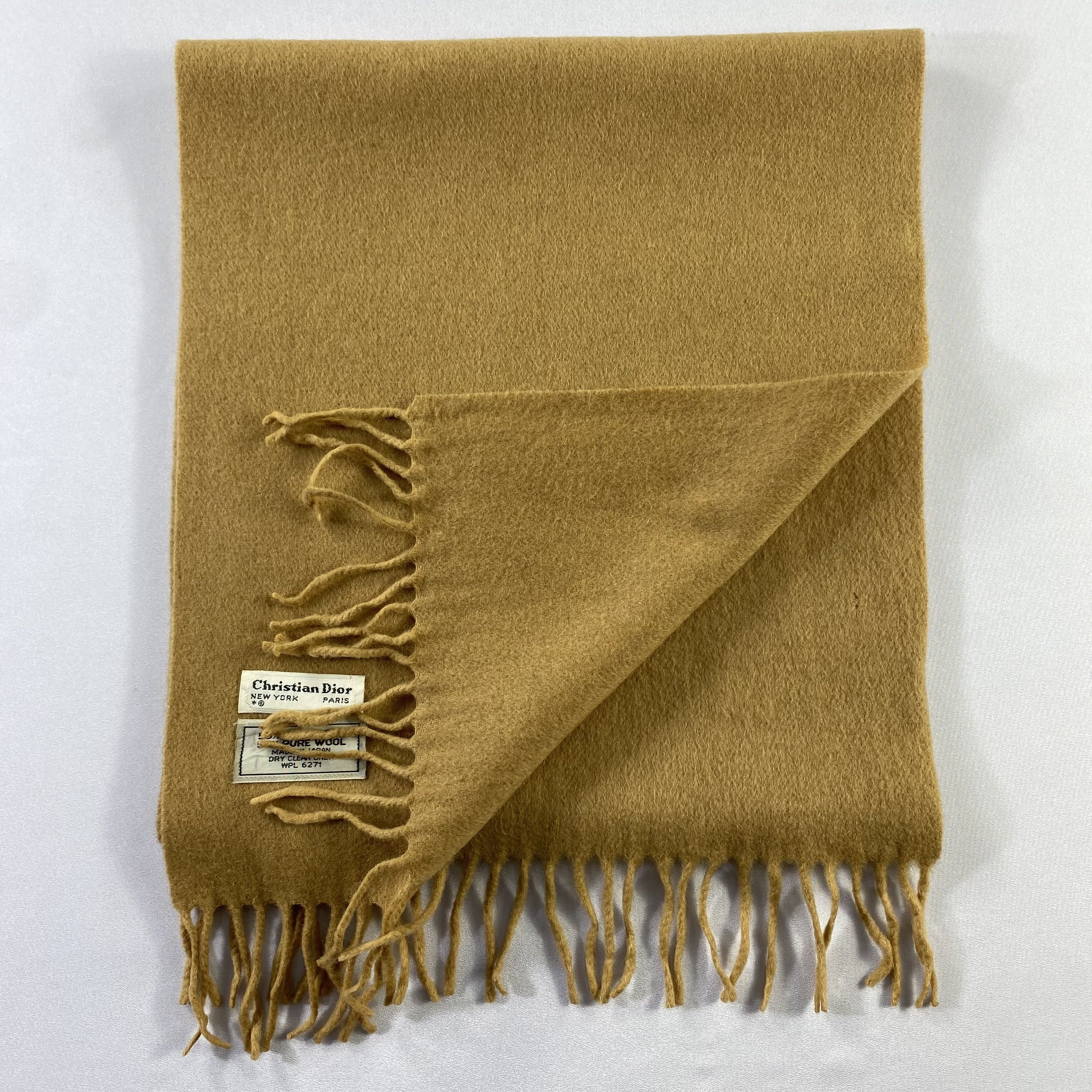 Christian Dior Monsieur × Vintage Christian Dior Scarf Neck Wrap Cashmere Muffler Size ONE SIZE - 4 Thumbnail