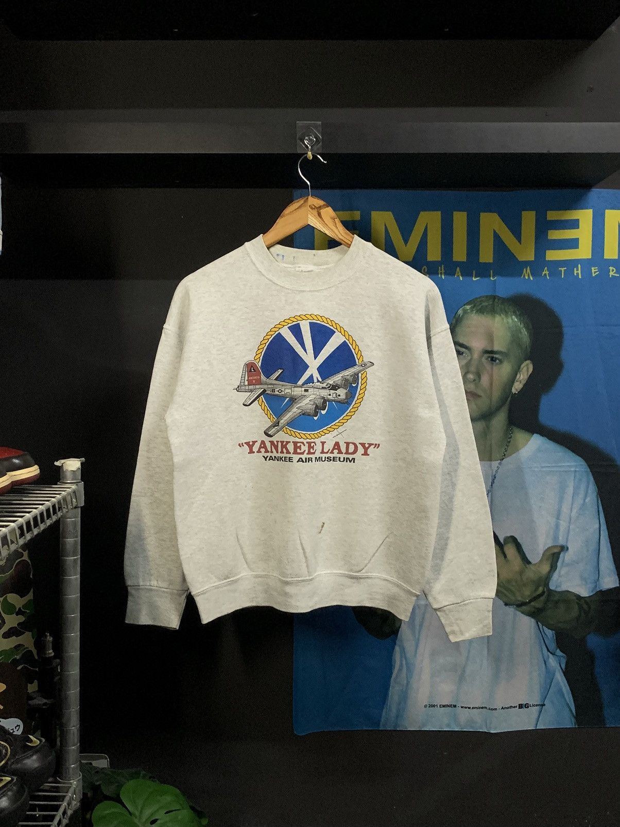 Vintage VINTAGE 90s YANKEE LADY AIR MUSEUM Size US M / EU 48-50 / 2 - 1 Thumbnail