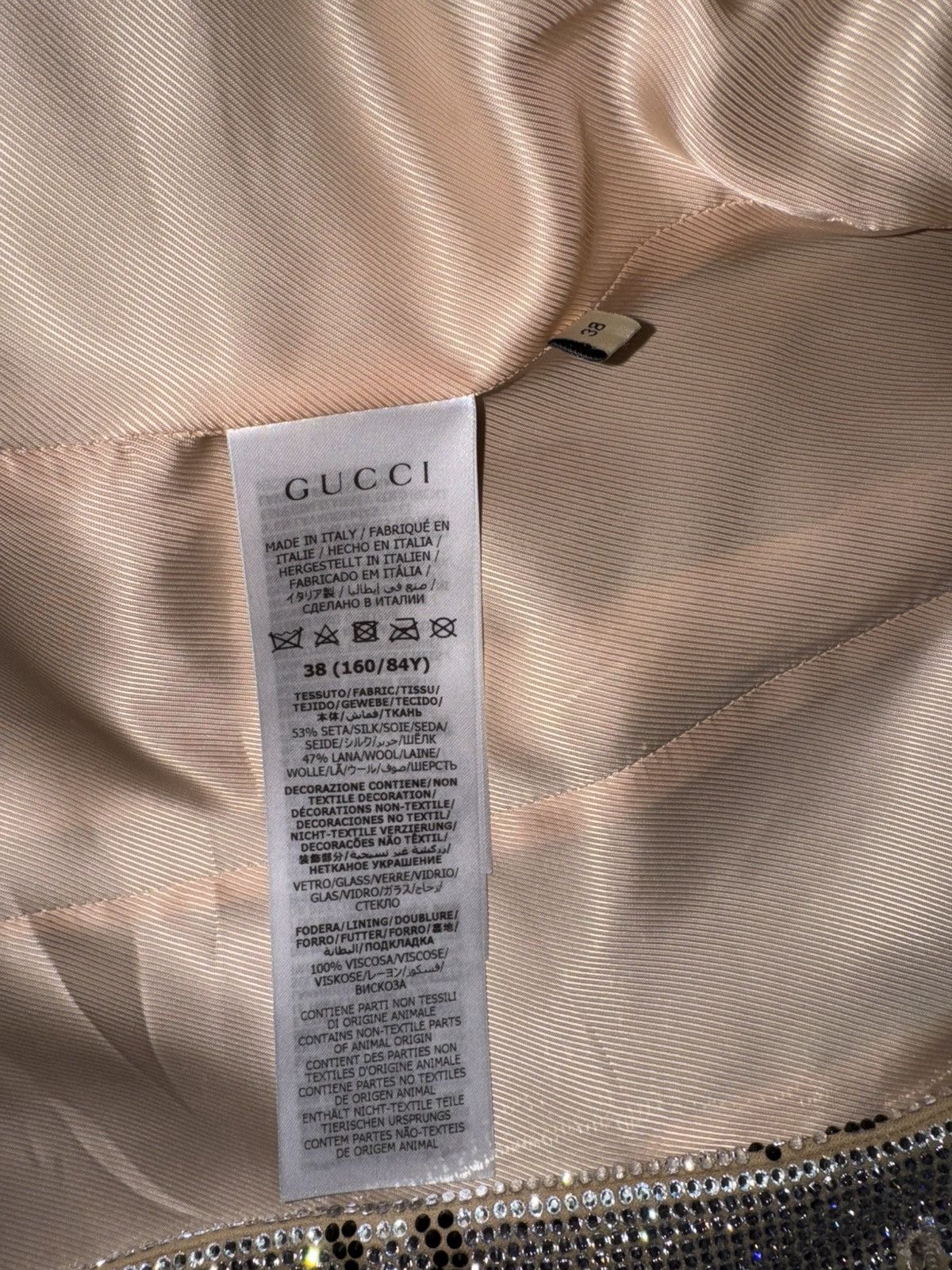 Balenciaga × Gucci Gucci x Balenciaga Crystal Hourglass Jakcet Size XS / US 0-2 / IT 36-38 - 5 Thumbnail
