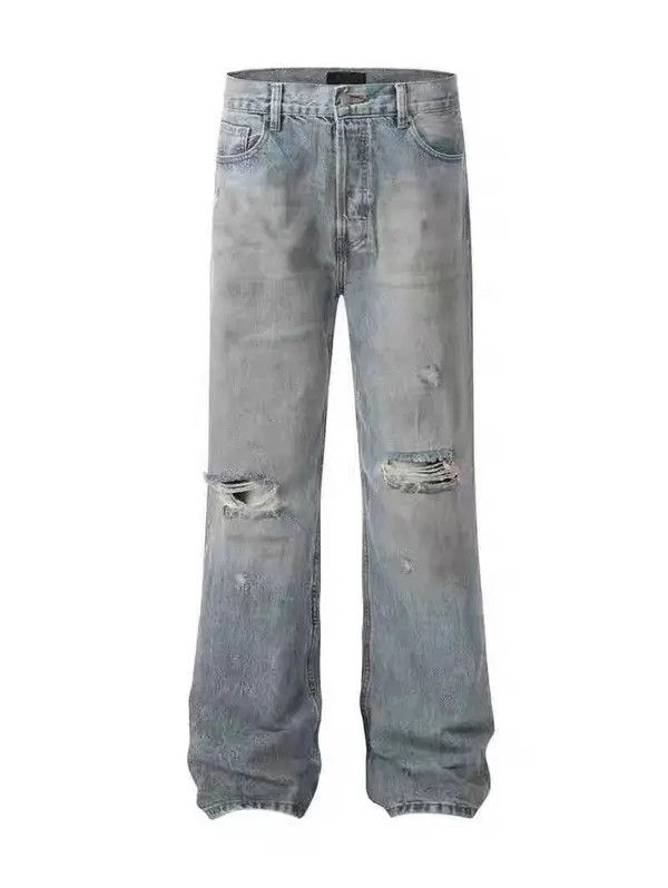 VIBE baggy casual ripped washed jeans Size US 30 / EU 46 - 5 Thumbnail