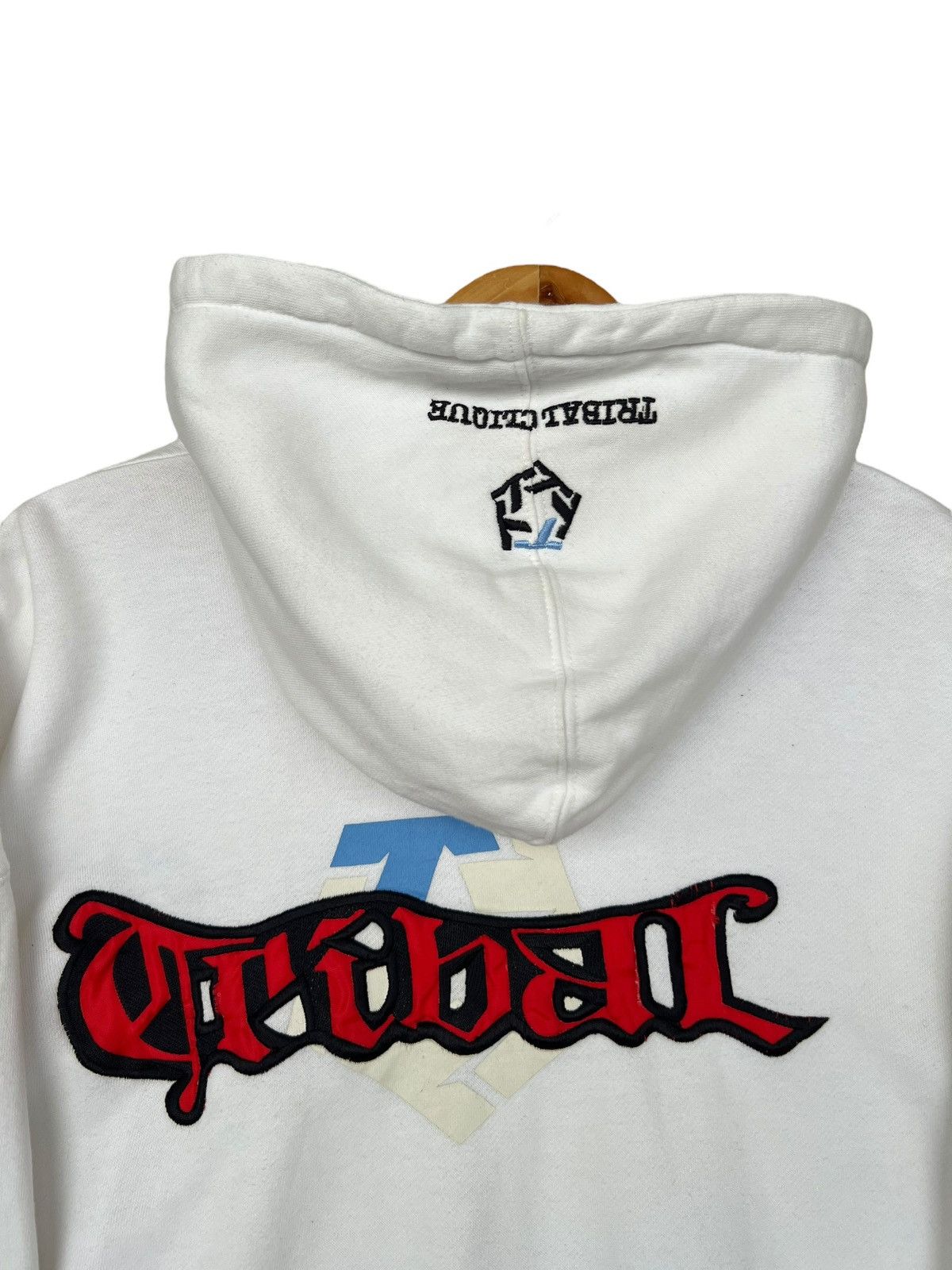 Tribal Streetwear Vintage Y2K Tribal Usa Graffity Spellout Baggy ZipUp Hoodie Size US L / EU 52-54 / 3 - 4 Thumbnail