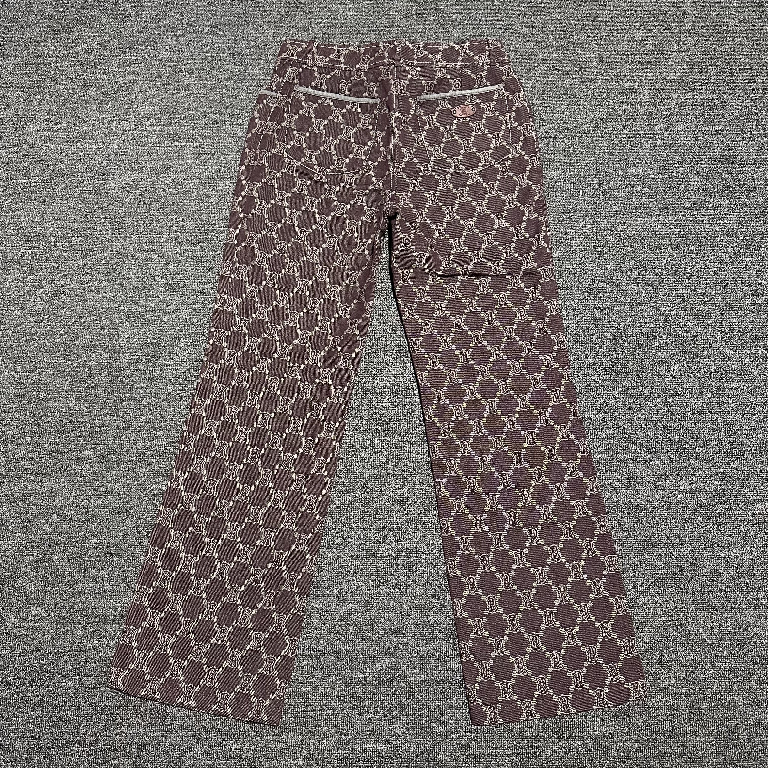 Celine Celine Monogram Denim Pants Size US 29 - 2 Thumbnail