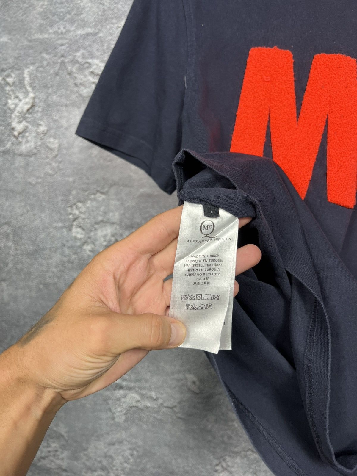 Alexander McQueen Alexander McQueen Big Teddy Logo T-shirt Tee Size US S / EU 44-46 / 1 - 4 Thumbnail