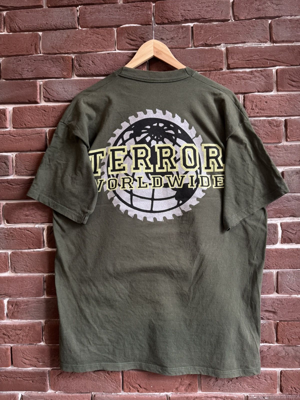 Band Tees Vintage 90s Don Rock Terror Wordwide Fuck Control band Tee Size US XL / EU 56 / 4 - 2 Thumbnail