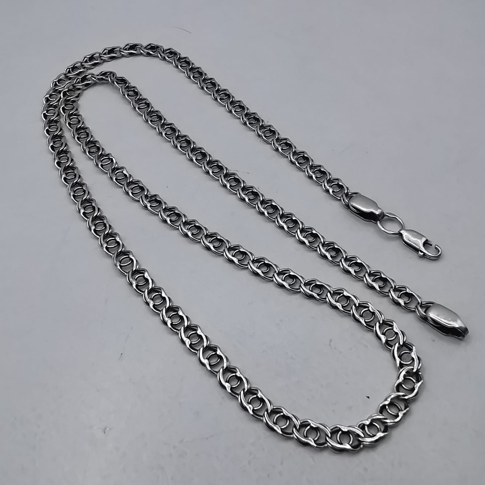 Sterling Silver Vintage Chain, 925 Sterling Silver, Signed 11.07g Size ONE SIZE - 1 Thumbnail