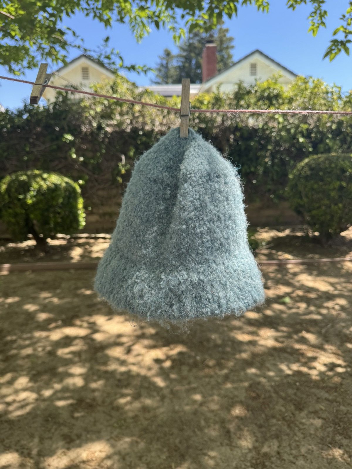 Other soft and fuzzy blue bucket hat Size ONE SIZE - 1 Thumbnail