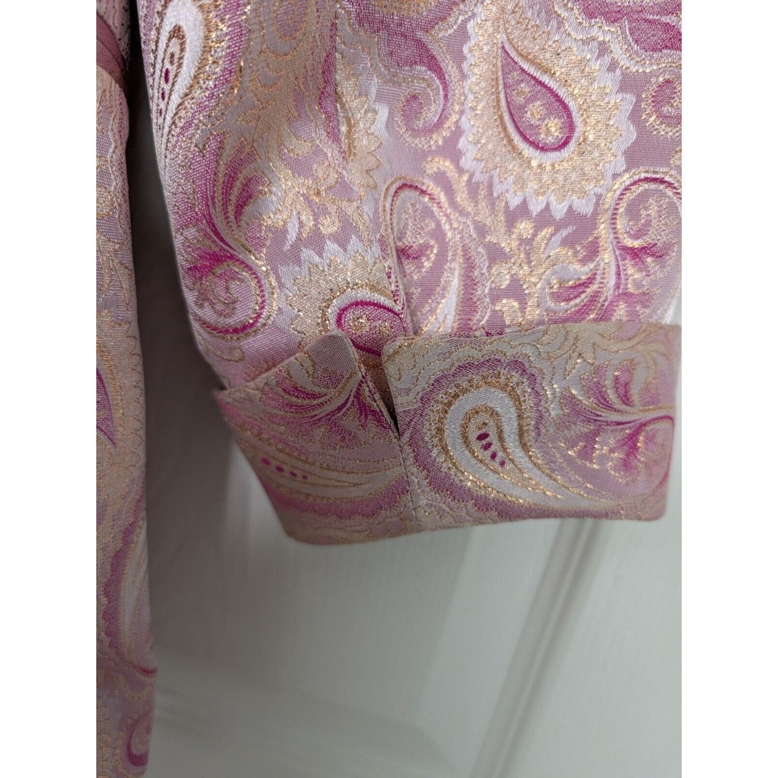Designer Vintage Eva Polini Couture Paisley Blazer Womens Size 12 Size XL / US 12-14 / IT 48-50 - 9 Thumbnail